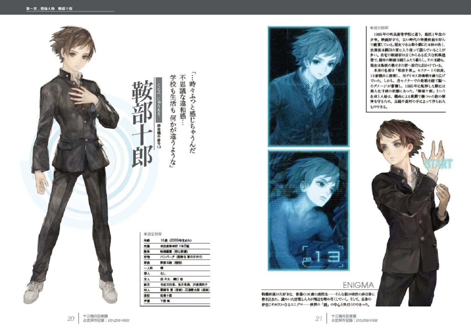 『十三機兵防衛圏』Kindle版の公式設定資料集および公式脚本集が半額セール実施中_001