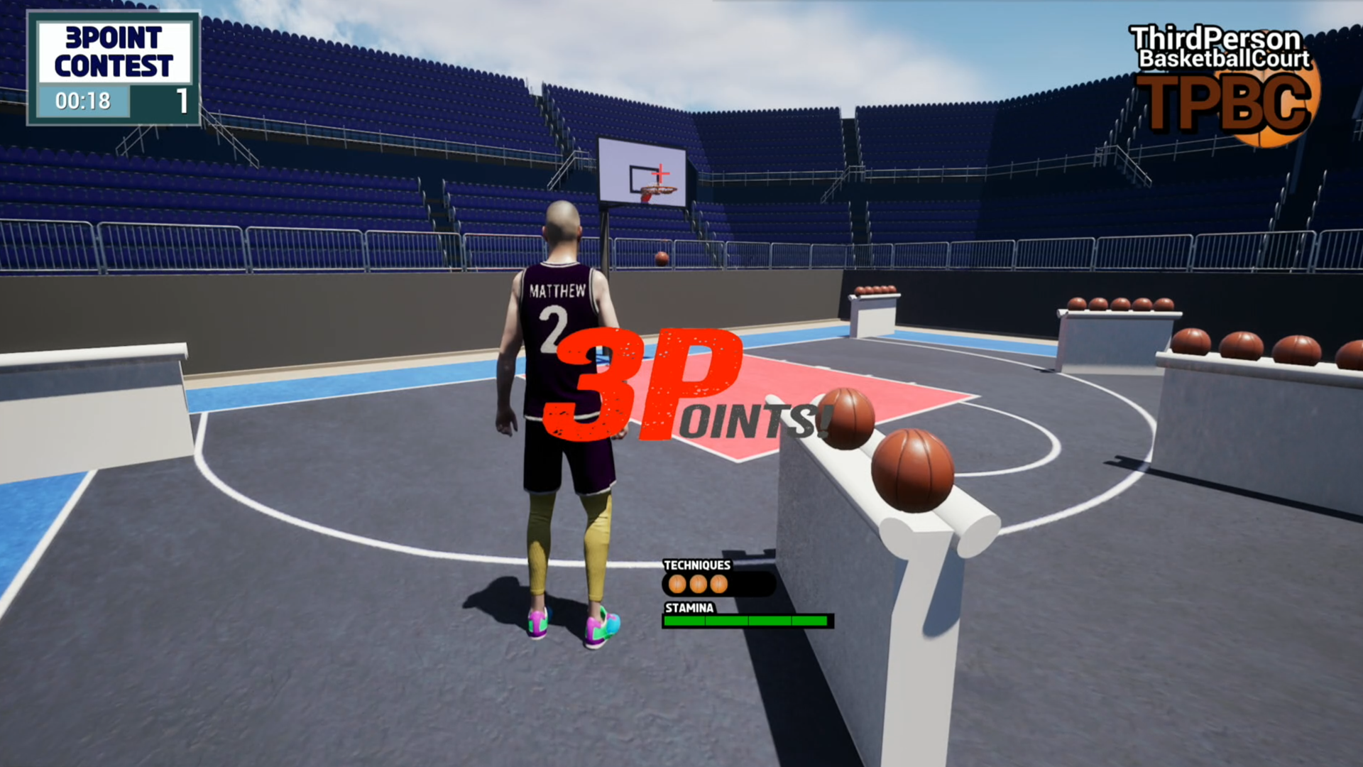 『Third Person Basketball Court』アーリーアクセス版が、1月16日にSteamにてリリース_004