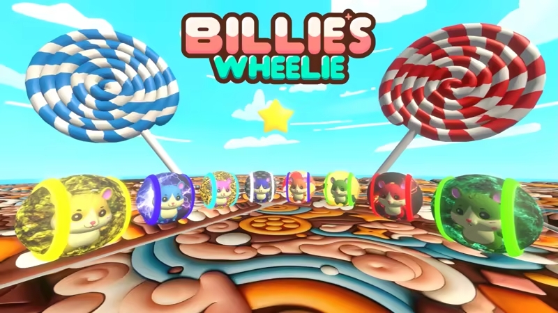 『Billie's Wheelie』が1月11日午前3時までSteamにて無料配布中。最大8人マルチ可能なハムスターレースゲーム_002