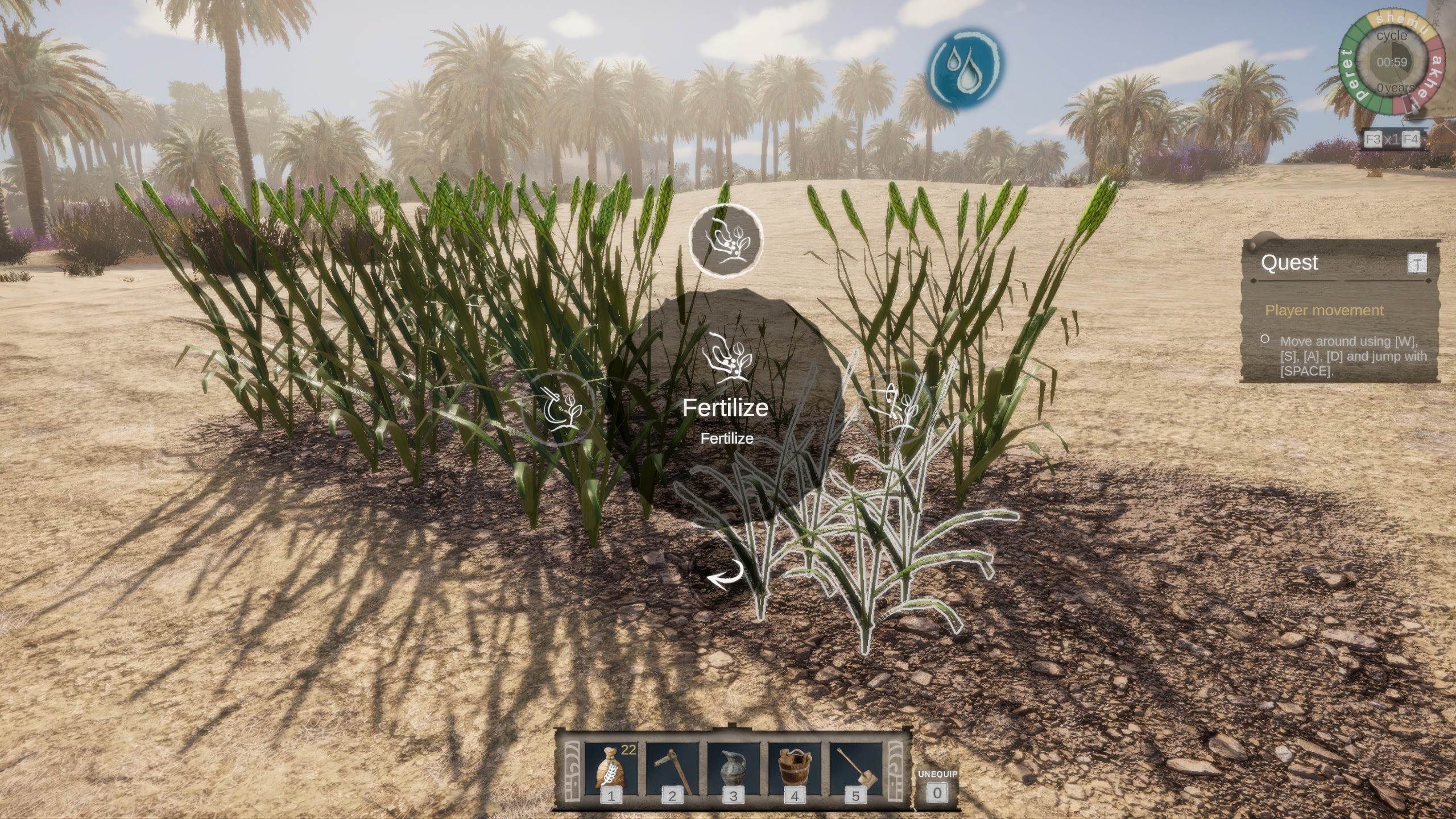 『Ancient Farm』が1月8日にSteamにて発売予定。ファラオの時代の古代エジプトを舞台とした、農業シミュレーター_001