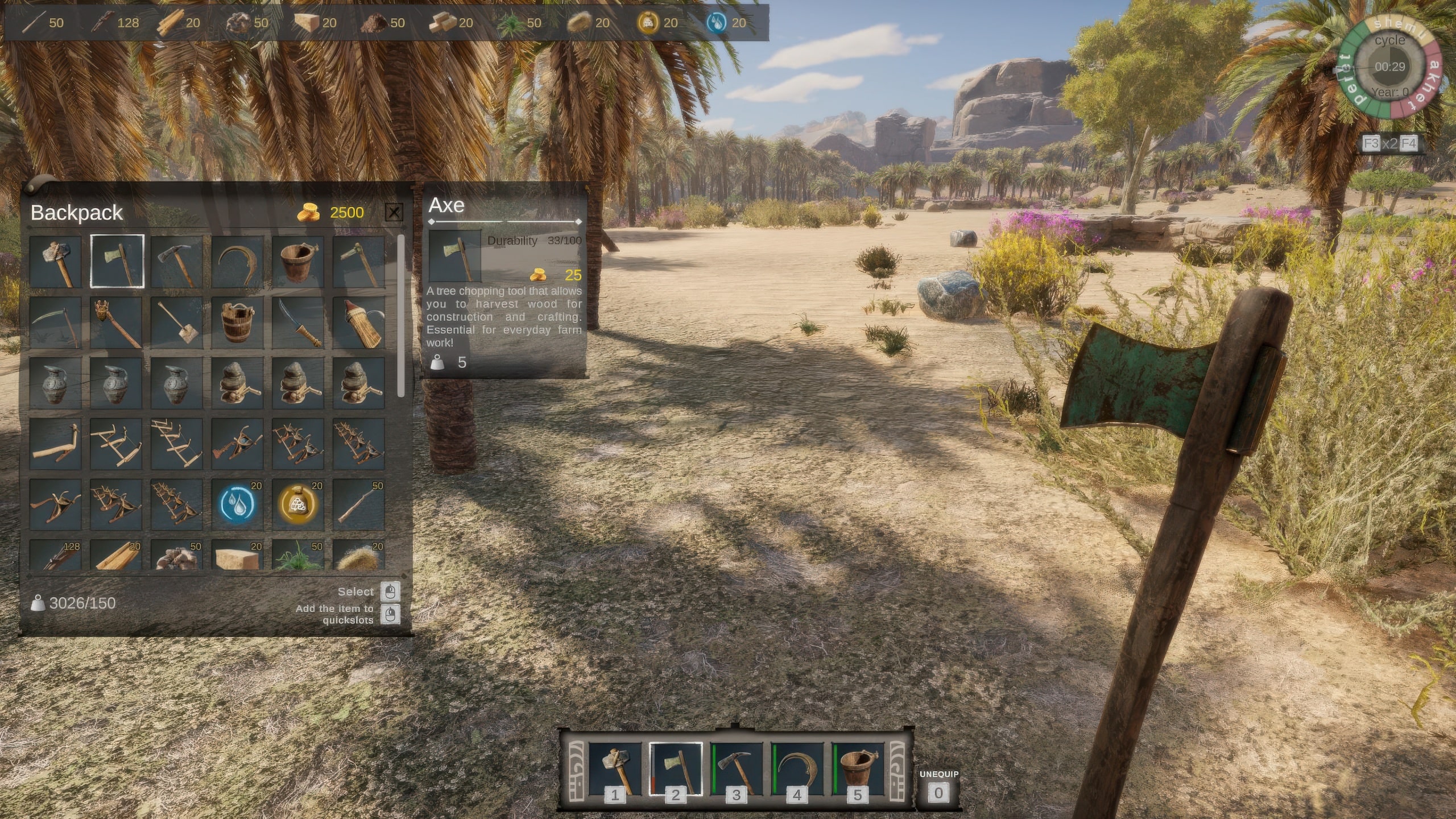 『Ancient Farm』が1月8日にSteamにて発売予定。ファラオの時代の古代エジプトを舞台とした、農業シミュレーター_002