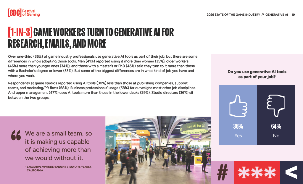 ゲーム業界の専門家2300名以上が対象のレポート「2026 State of the Game Industry」GDCが公開_003