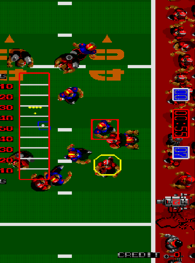 SNKが1987年に発売したアメフトのアーケードゲーム『タッチダウンフィーバー』がアケアカで復刻_004