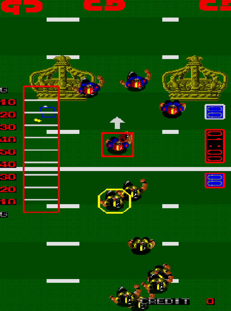 SNKが1987年に発売したアメフトのアーケードゲーム『タッチダウンフィーバー』がアケアカで復刻_008