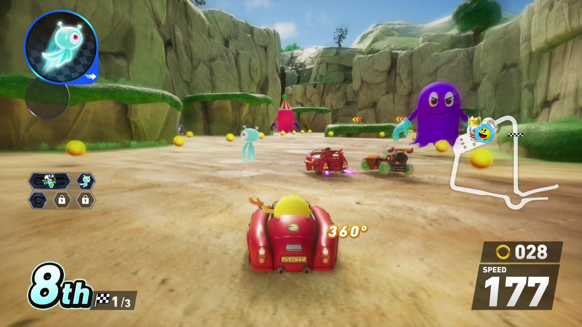 『ソニックレーシング クロスワールド』に『パックマン』が参戦_006