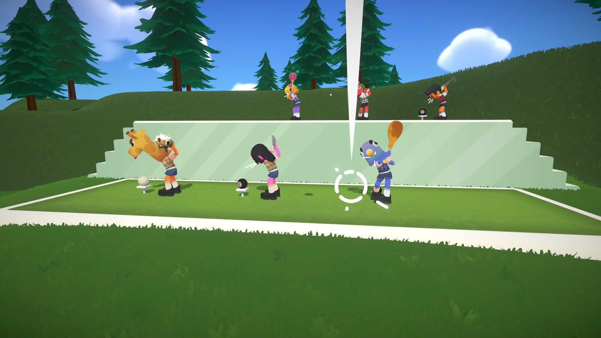『Super Battle Golf』が発表。ミサイルを撃ってゴルフカートで轢く、カオスすぎる最大8人対戦ゴルフゲーム_002