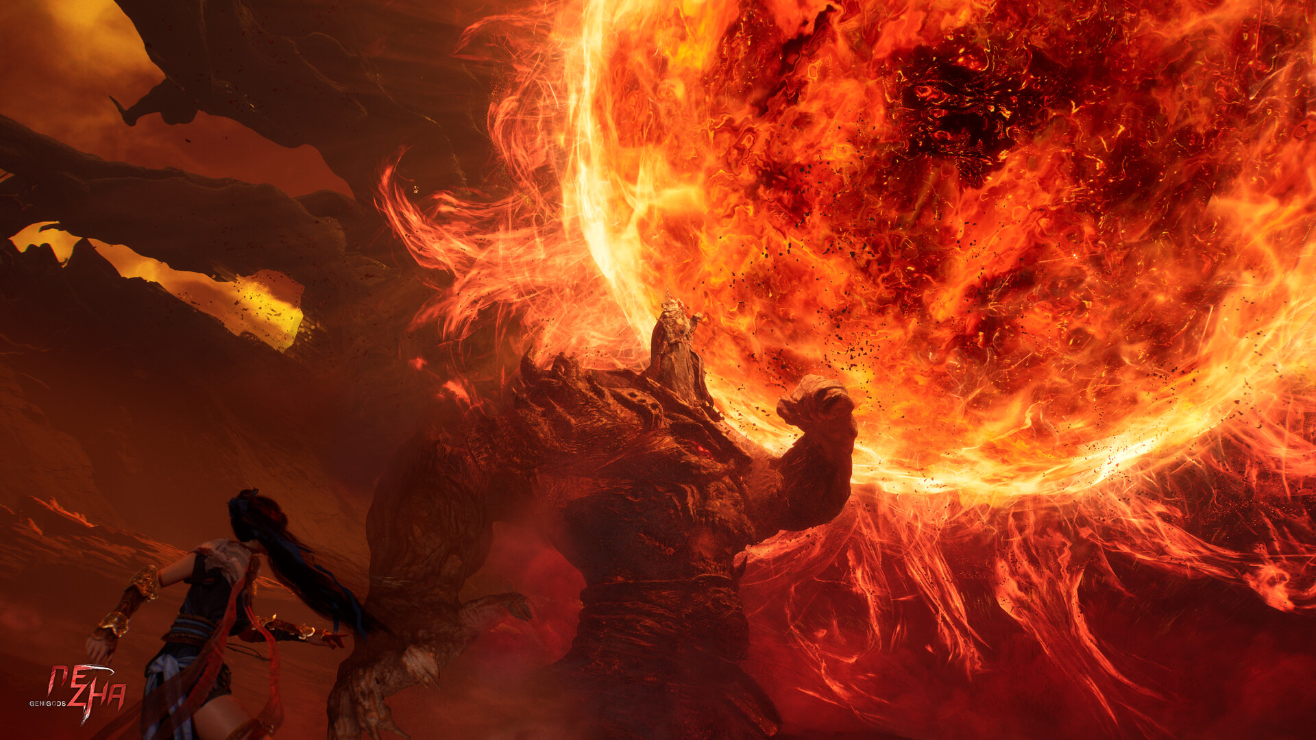 「哪吒」に転生し巨神と死闘を繰り広げるアクションRPG『太古の神:哪吒』発表。UE5でド派手な古代中国の神話バトル描く_005