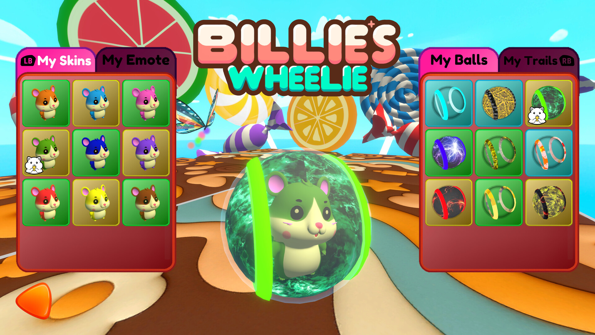 『Billie's Wheelie』が1月11日午前3時までSteamにて無料配布中。最大8人マルチ可能なハムスターレースゲーム_001