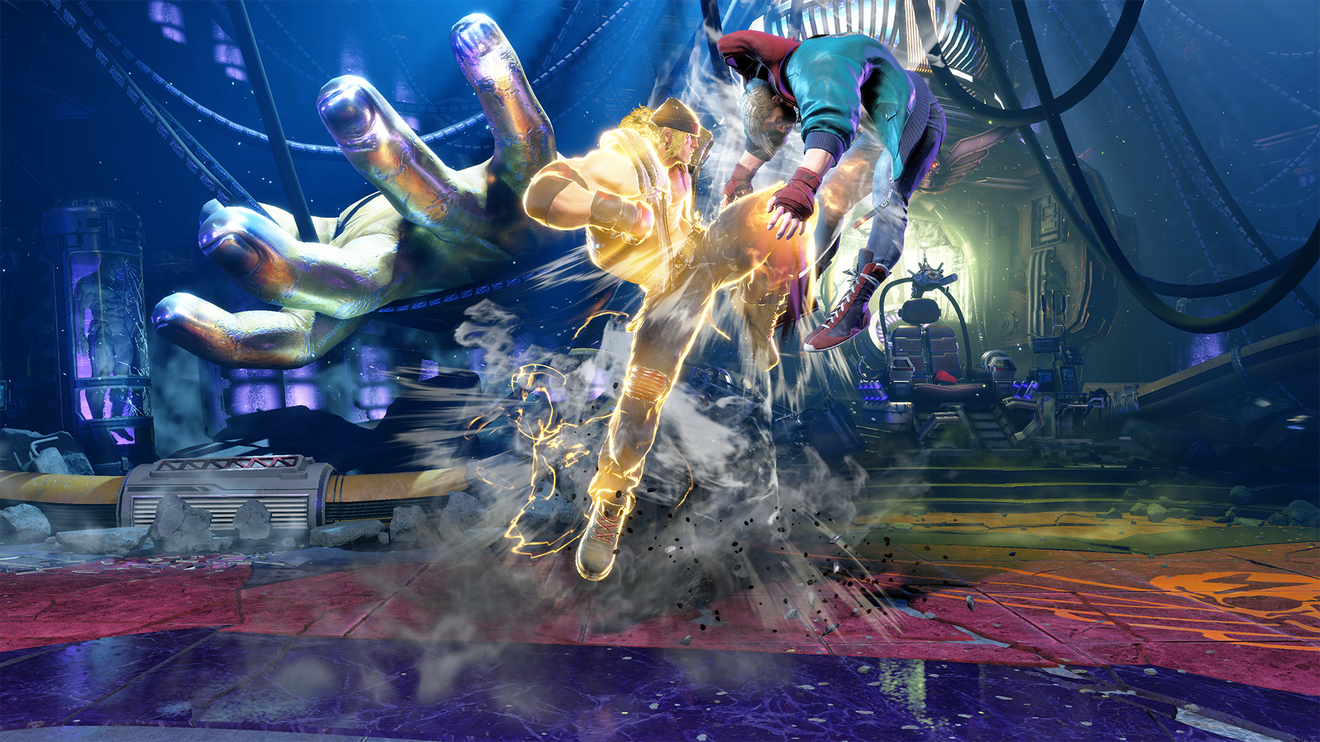 『スト6』アレックスが3月17日に参戦決定。ゲームプレイ映像が公開。ケニー・オメガ氏が一部モーションキャプチャを担当_013