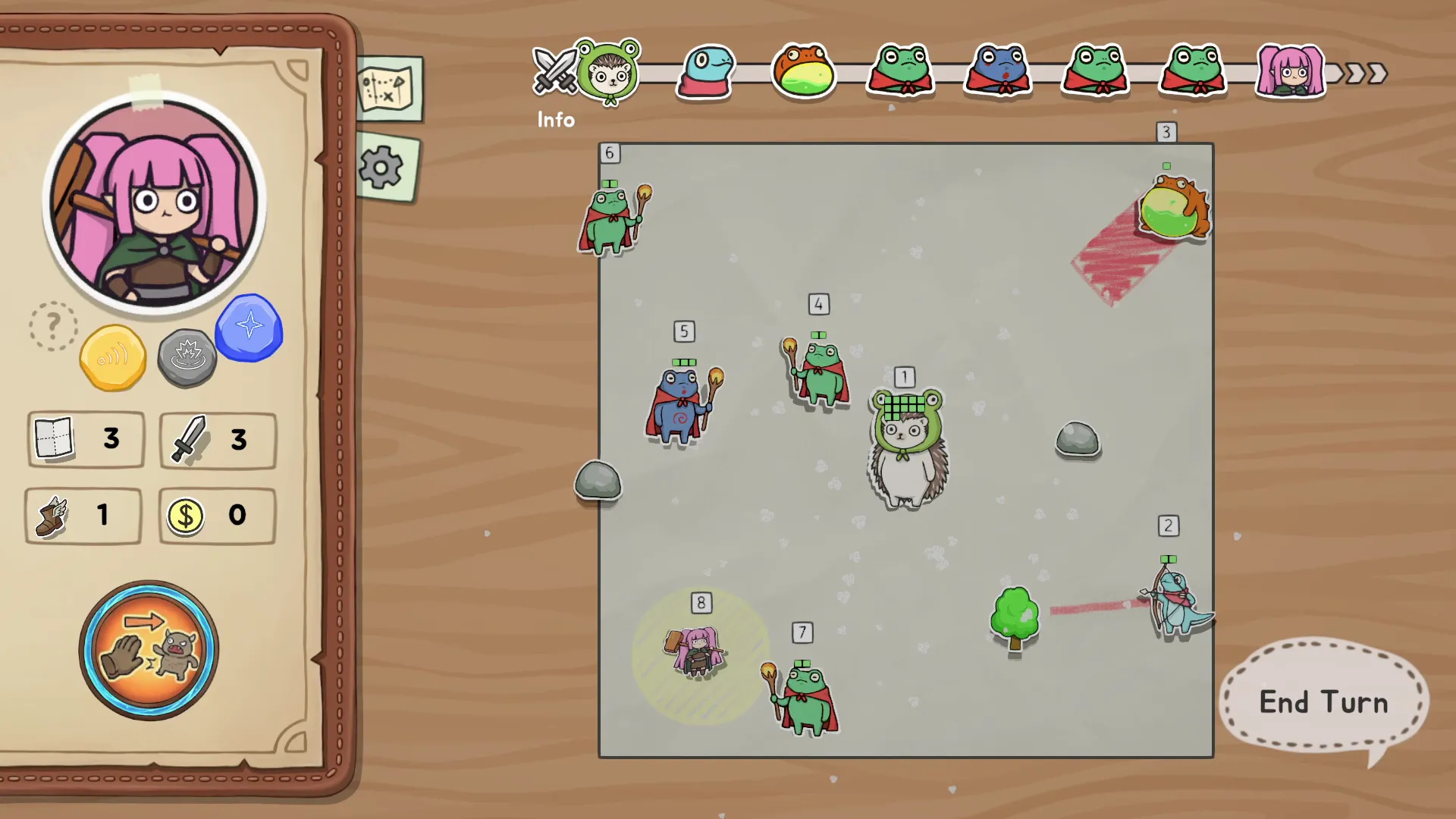 『Cartapli: Fold Quest』2月5日に配信へ。「紙を折る」ことで敵味方の位置を変えるローグライク・パズルゲーム_005