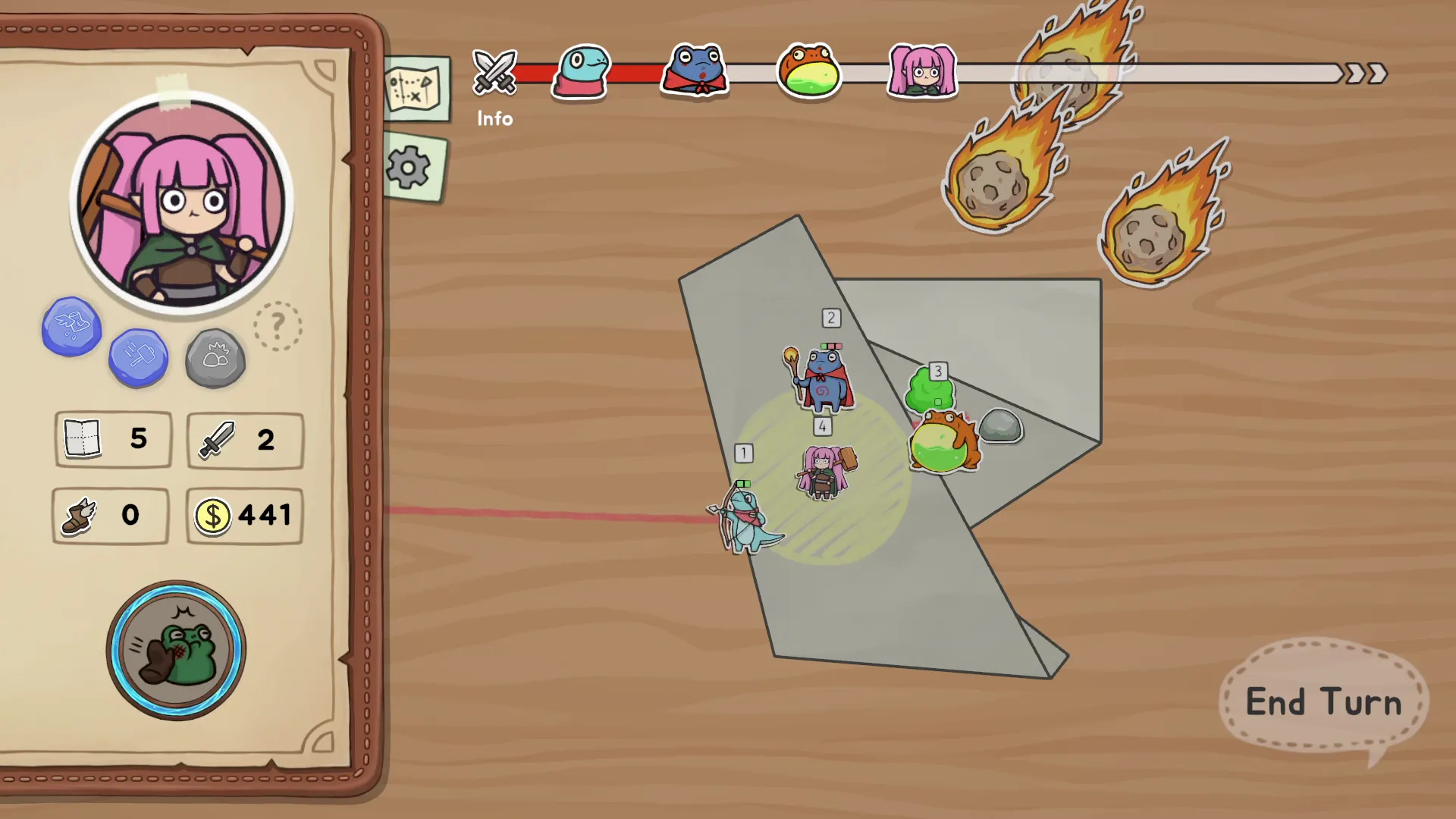 『Cartapli: Fold Quest』2月5日に配信へ。「紙を折る」ことで敵味方の位置を変えるローグライク・パズルゲーム_002