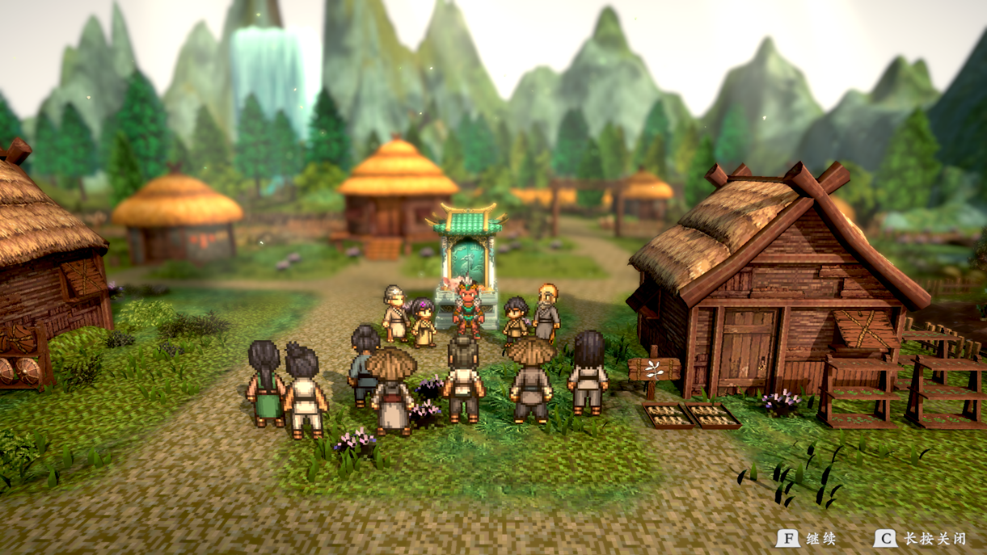 中国古代の神話「射日神話（しゃひしんわ）」をモチーフにしたHD-2D風ターン制RPG『ミシックイー』Steamストアページが公開_001