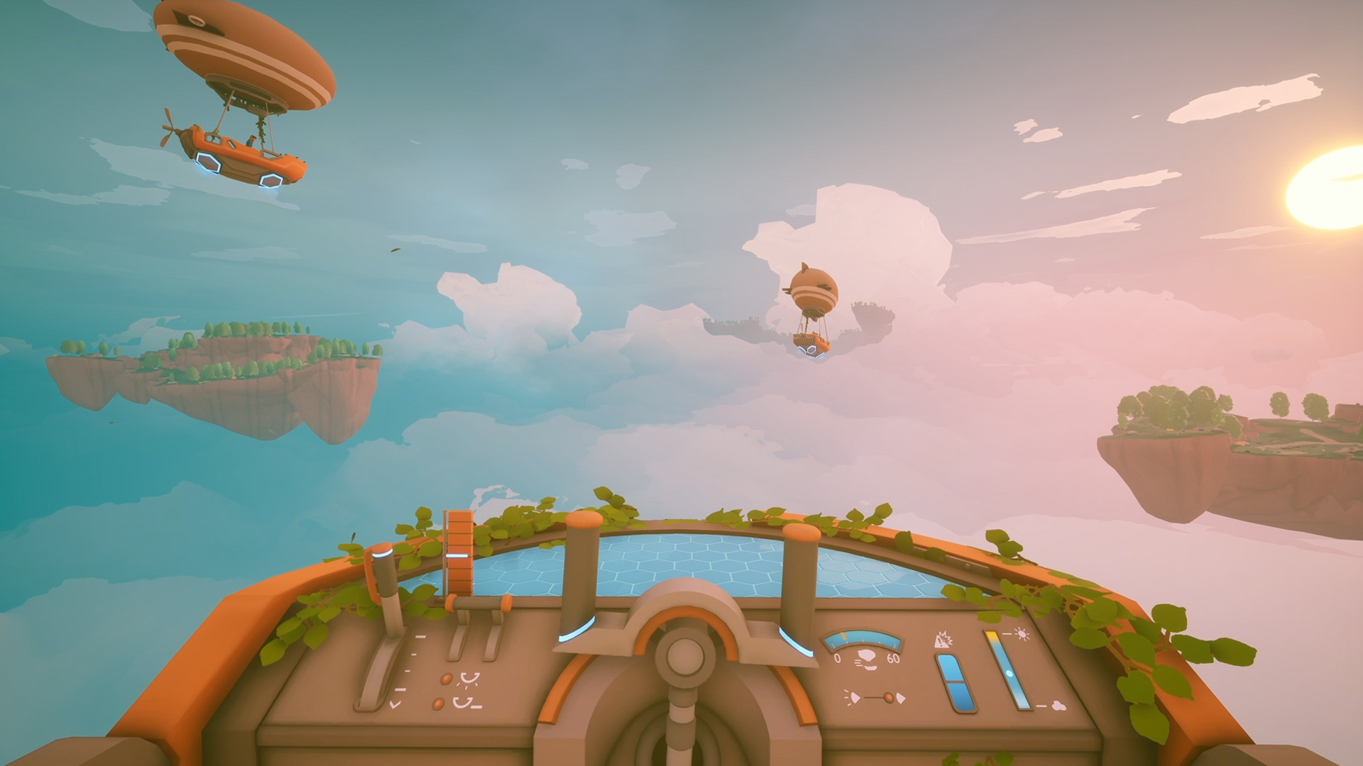 『ソーラーパンク：天空の島』が面白そう。最大4人協力マルチの空島オープンワールドサバイバルクラフトゲーム_008