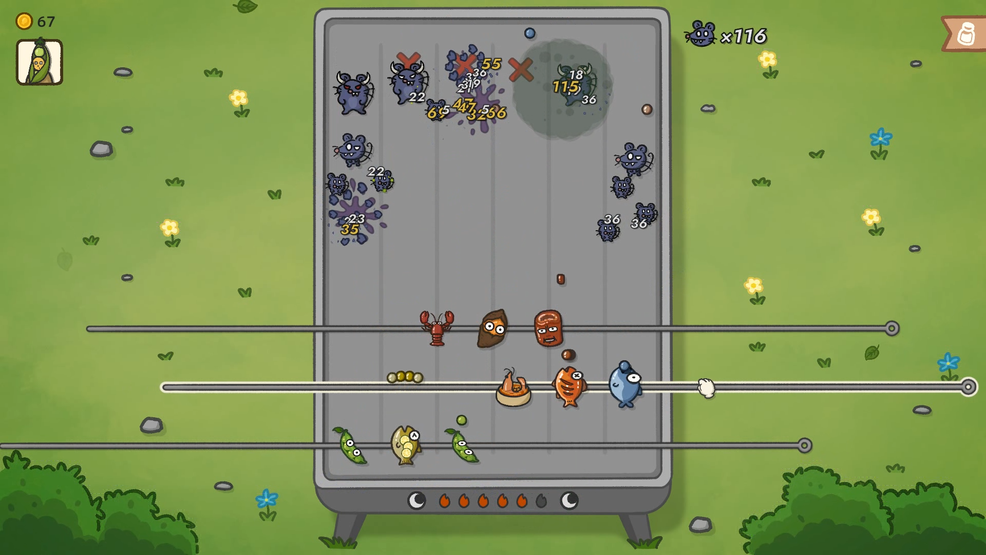 『ひっぱるなよ、串焼きマスター！』本日発売。理想の“串焼き”でネズミを撃退するタワーディフェンス_001