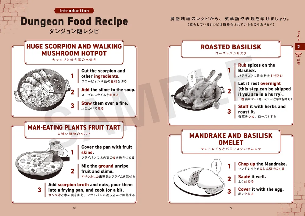 『ダンジョン飯英会話』Kindle版が44%オフの880円（税込）で購入可能なセールが開催中_002