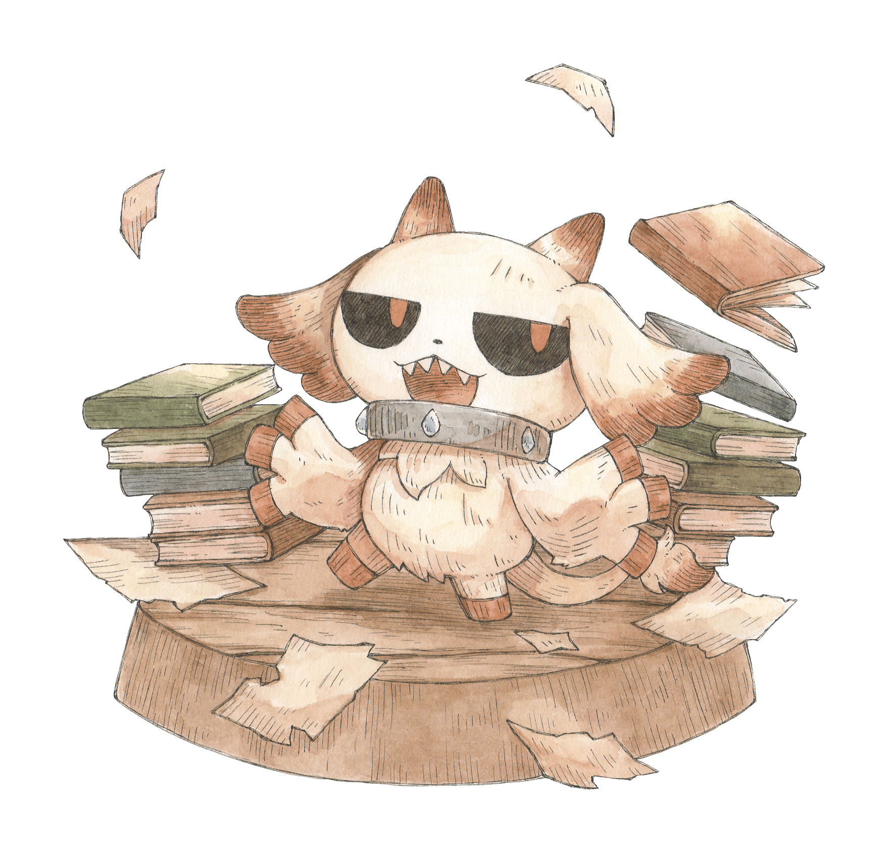 『シニガミ姫と異書館ノ怪物』火噴きや浮遊など能力の一部が新たに公開_014