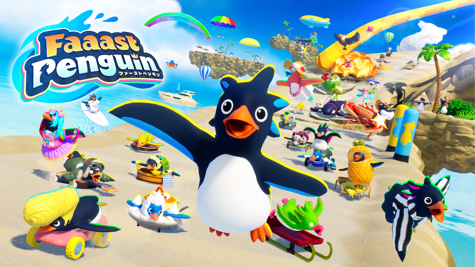 『ファーストペンギン』がEpic Gamesアカウント登録不要で遊べるように。基本プレイ無料のペンギンレースゲーム_022