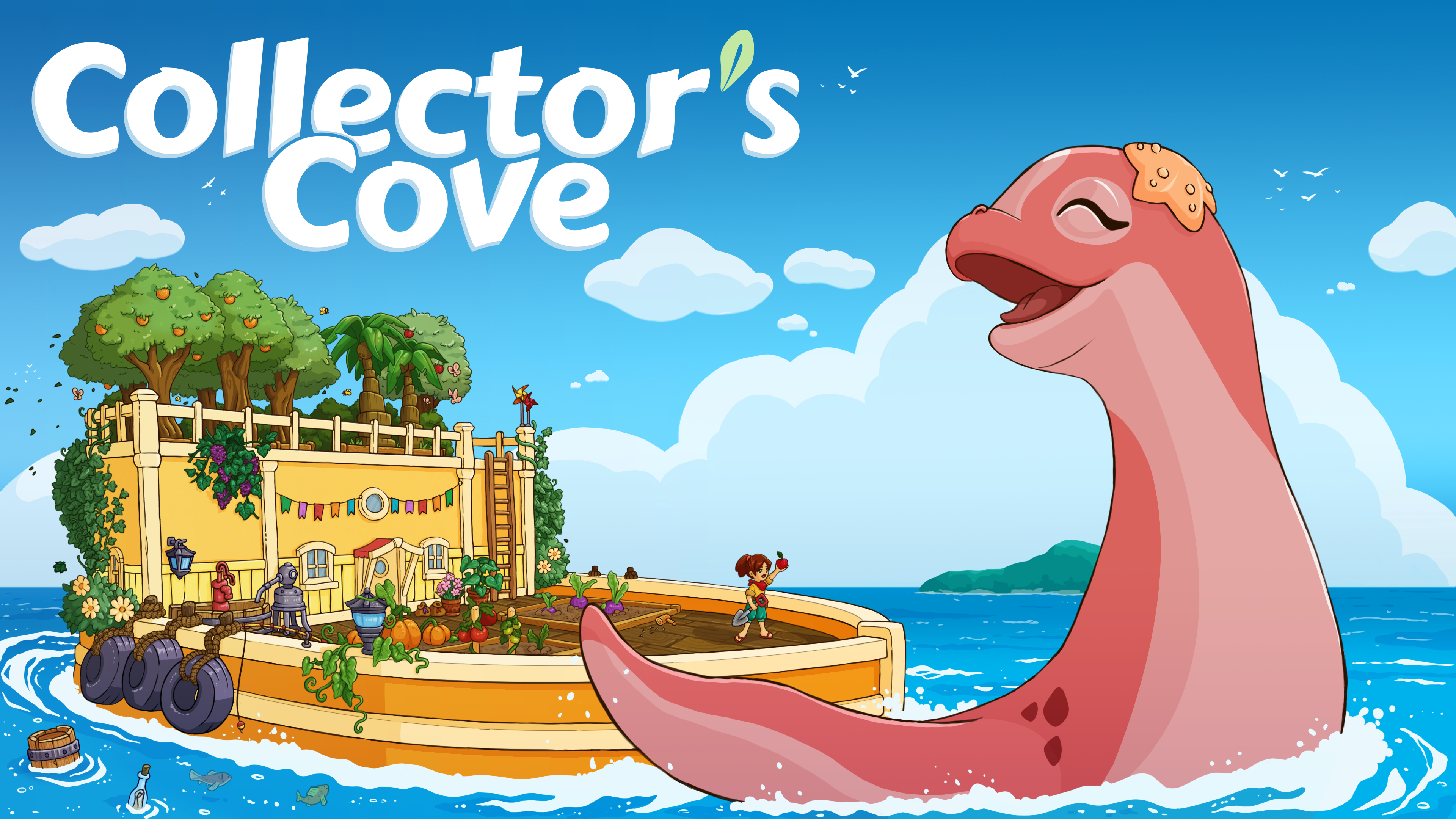 『Collector's Cove』3月12日に発売決定。「恐竜が引っ張る船の上」で作物を育てる農場ゲーム_009