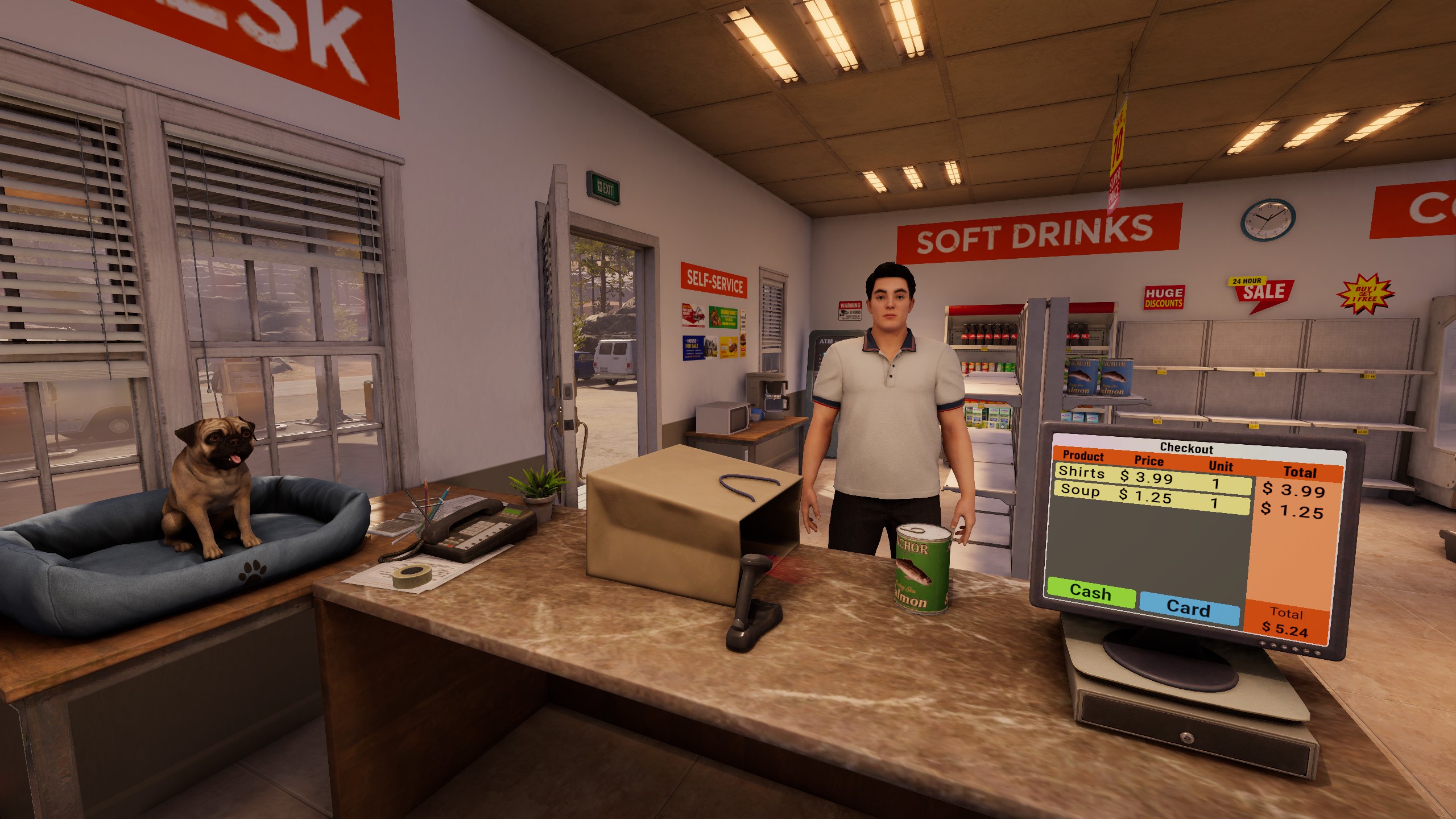 『Roadside Research』2月12日に配信決定。エイリアンがガソスタ店員に扮する経営シミュレーションゲーム_001