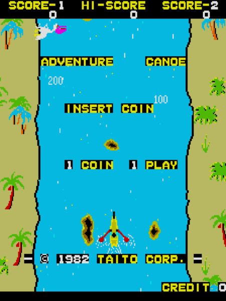 1982年にタイトーから発売されたアクションゲーム『アドベンチャーカヌー』が2月19日にスイッチ/PS/Xbox向けに配信決定_004