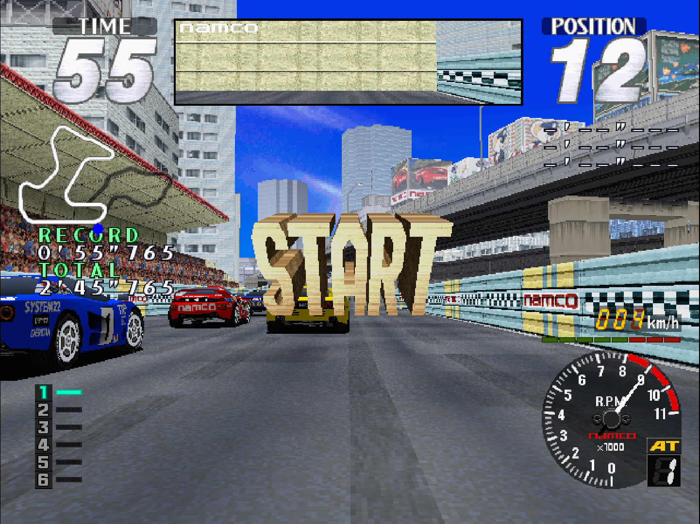 『アーケードアーカイブス レイブレーサー』が2月26日に発売へ。名作レースゲームを現行機向けに移植_003