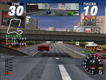 『アーケードアーカイブス レイブレーサー』が2月26日に発売へ。名作レースゲームを現行機向けに移植_001