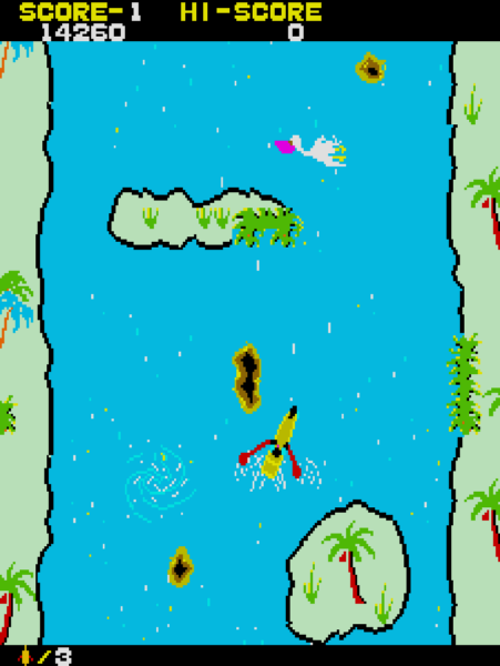 1982年にタイトーから発売されたアクションゲーム『アドベンチャーカヌー』が2月19日にスイッチ/PS/Xbox向けに配信決定_003