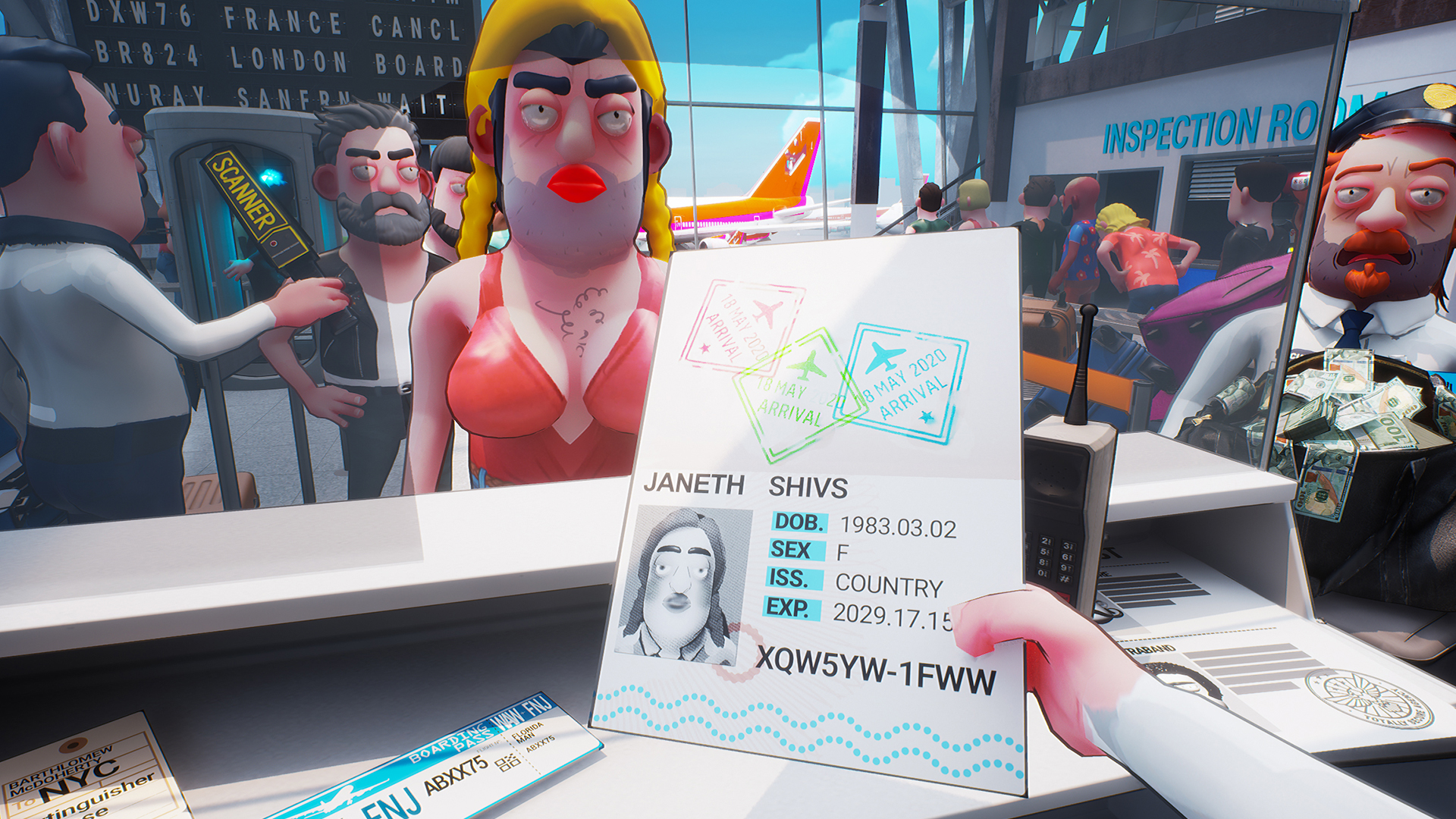 『Totally Secure Airport』が面白そう。カオスすぎる最大4人協力の空港警備員ゲーム_001