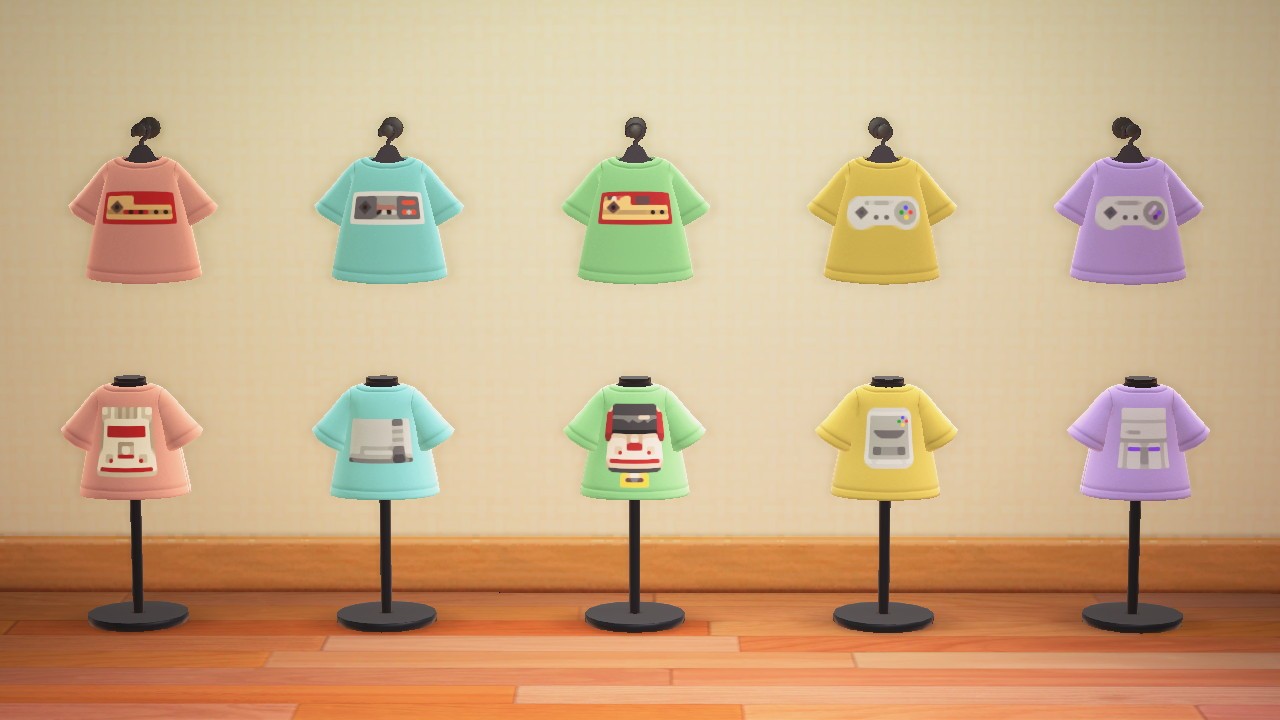 『あつまれ どうぶつの森』ファミコンTシャツやゲームボーイの“かおだしかんばん”などのマイデザインを配布_001