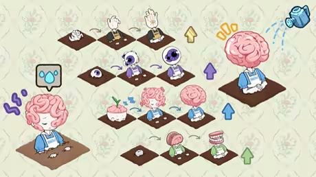 『夜明けの笛吹き者』体験版が配信。“頭が人間の臓器”な従業員を毎日24時間働かせるゲーム_005