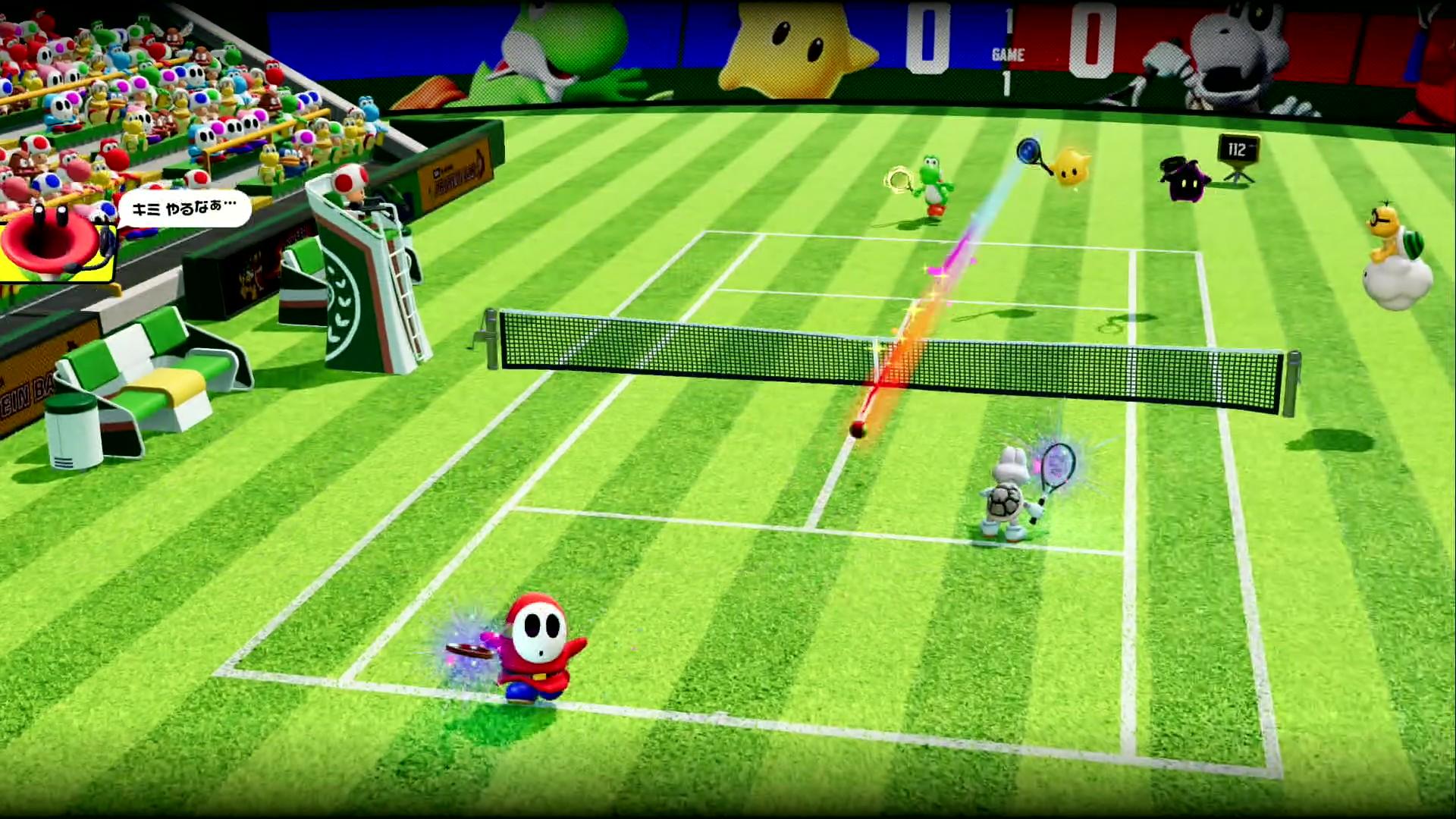 『マリオテニス フィーバー』レビュー・評価・感想：超カオスな