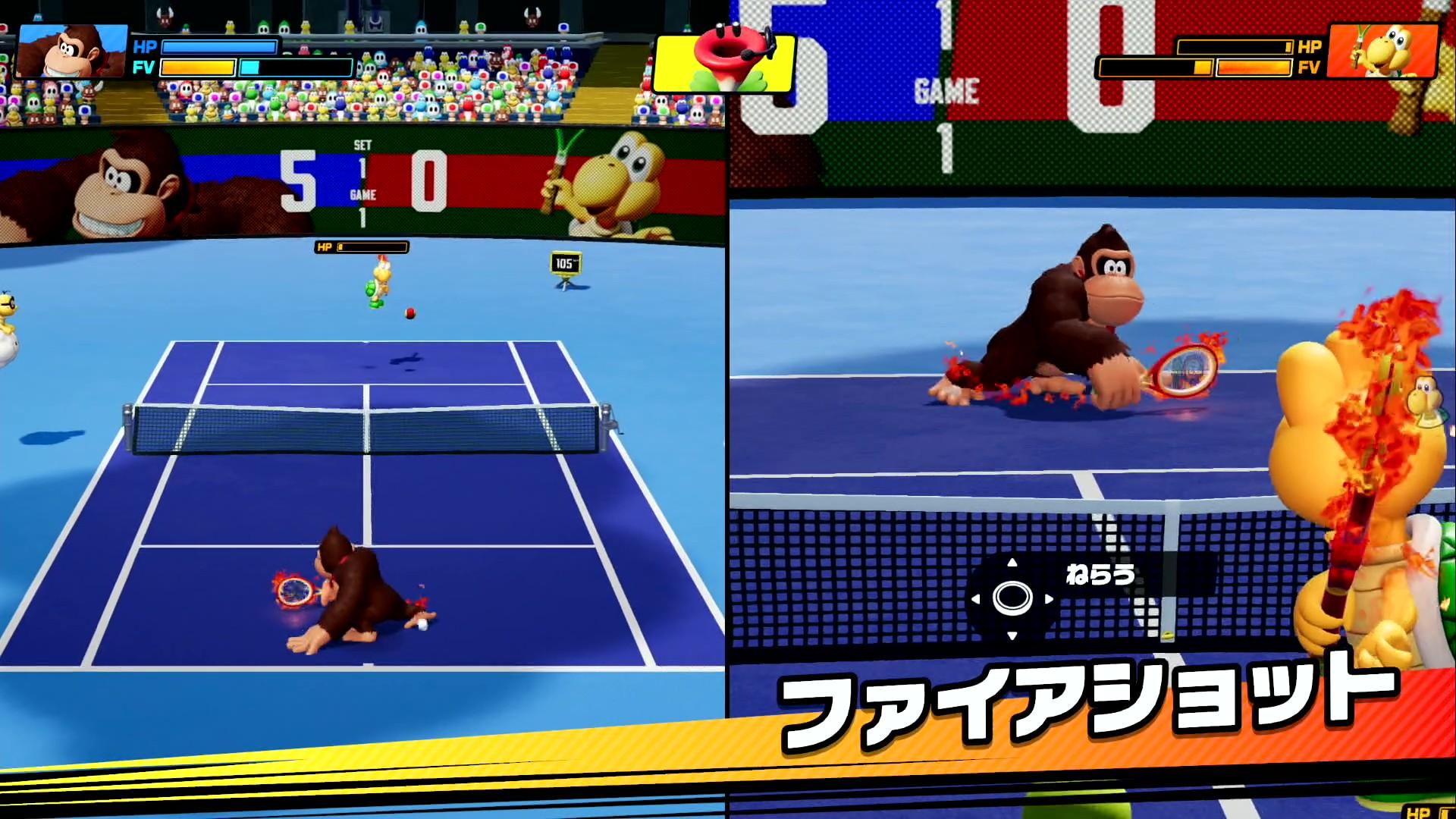 『マリオテニス フィーバー』レビュー・評価・感想：超カオスな