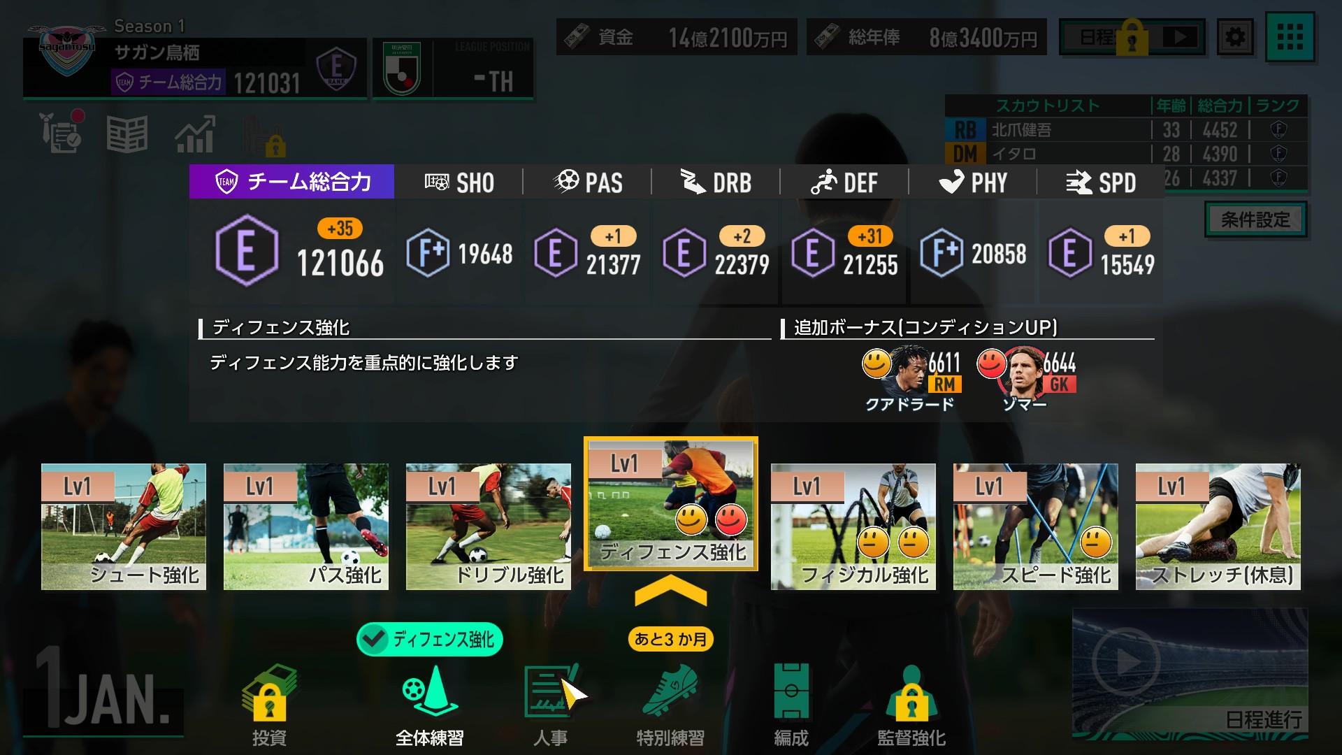 『プロサッカークラブをつくろう!』レビュー・評価・感想|J2落ちした故郷のチームを、SLGの勘と経験で救いたい_007