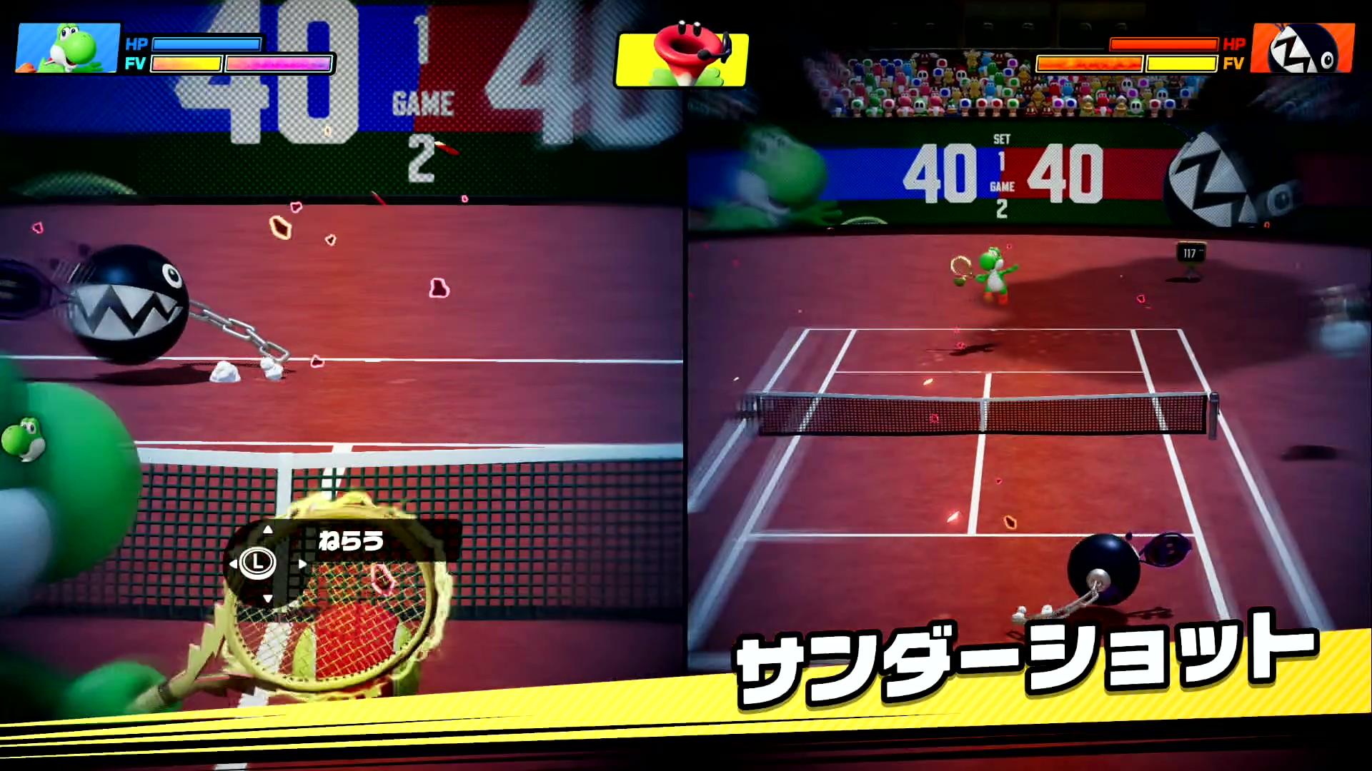 『マリオテニス フィーバー』レビュー・評価・感想：超カオスな