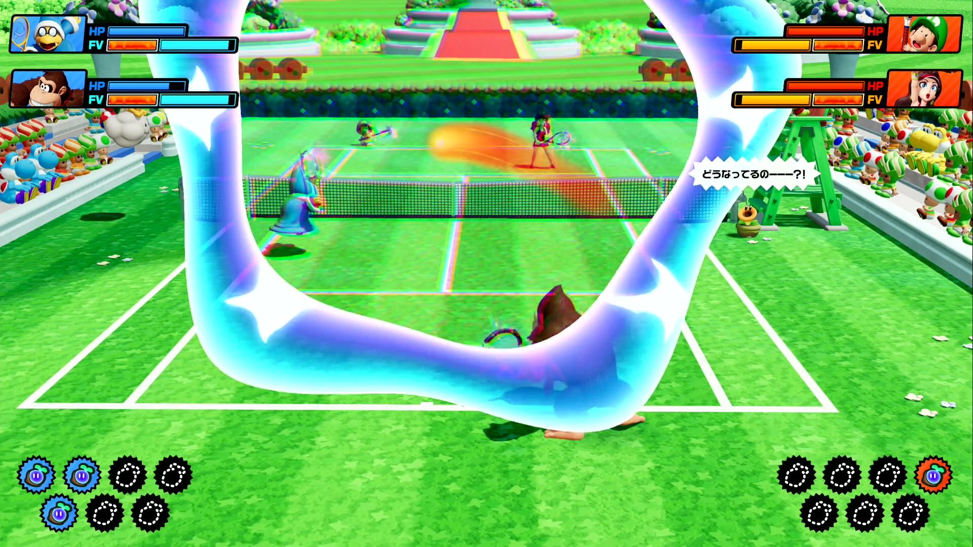 『マリオテニス フィーバー』レビュー・評価・感想：超カオスな