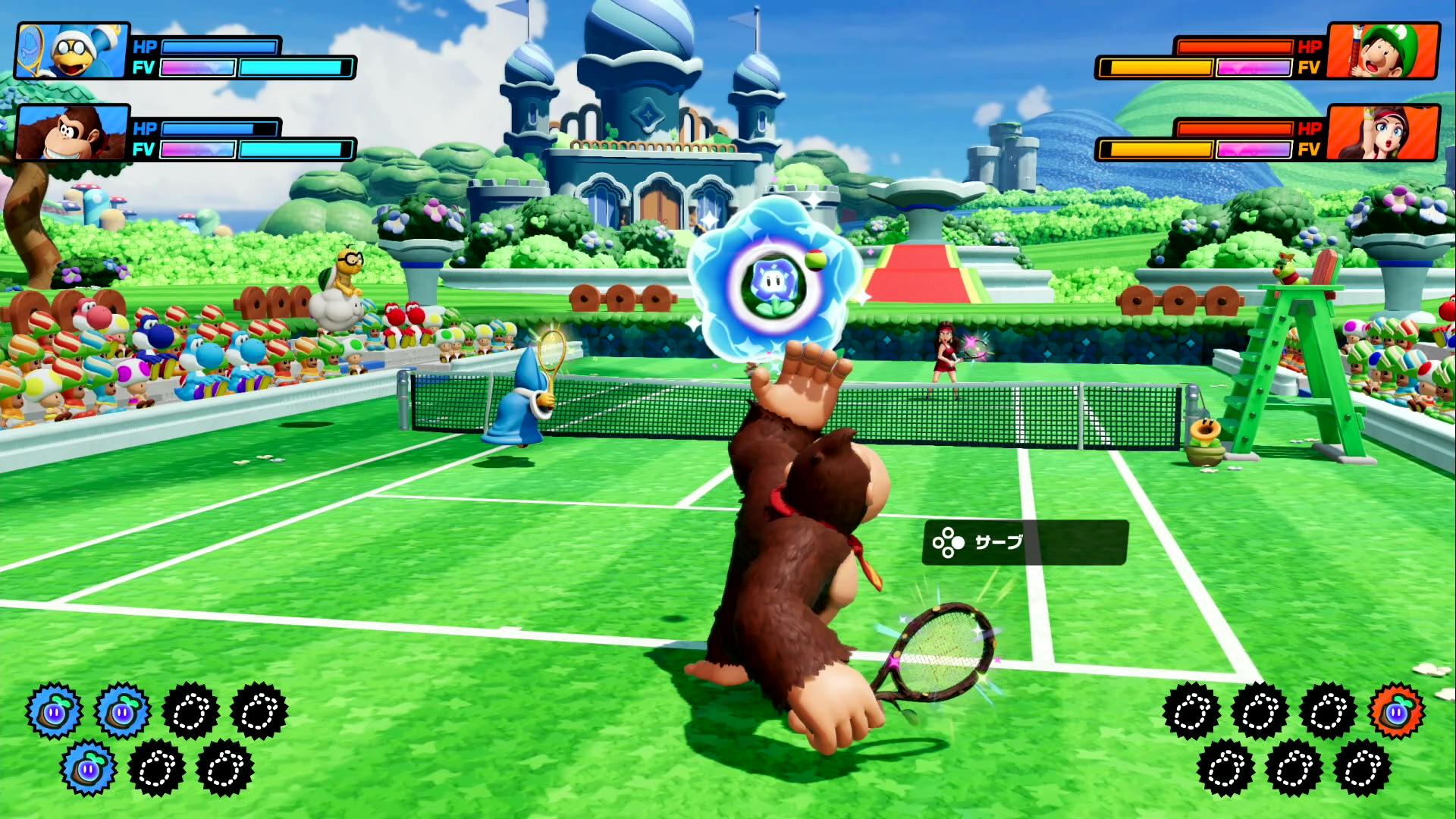 『マリオテニス フィーバー』レビュー・評価・感想：超カオスな