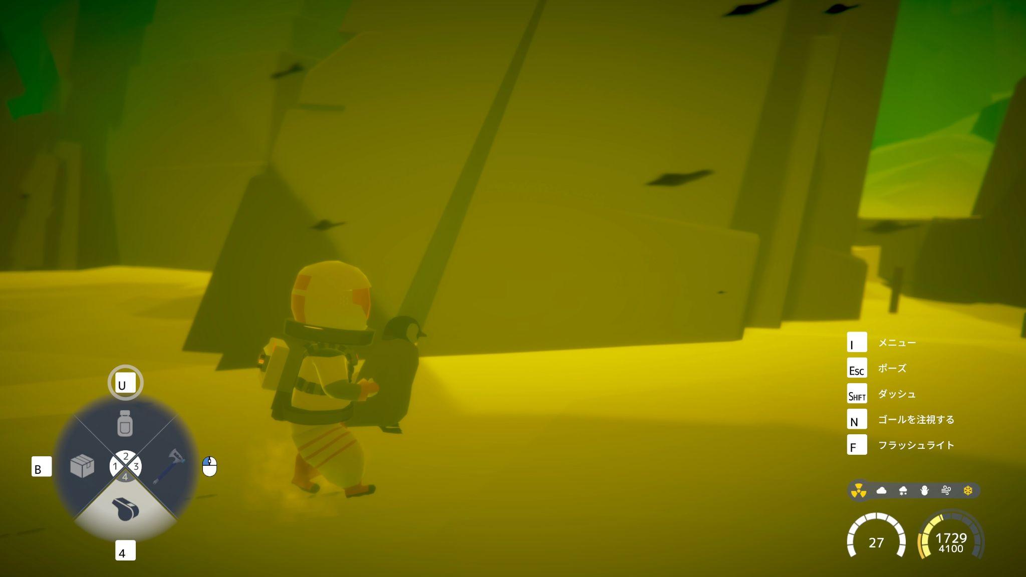 サバイバルアドベンチャーゲーム『南極計画』先行プレイレビュー・評価・感想：放射線の嵐が襲う南極で「ペンギンを抱きしめて」耐え凌ぐ_003