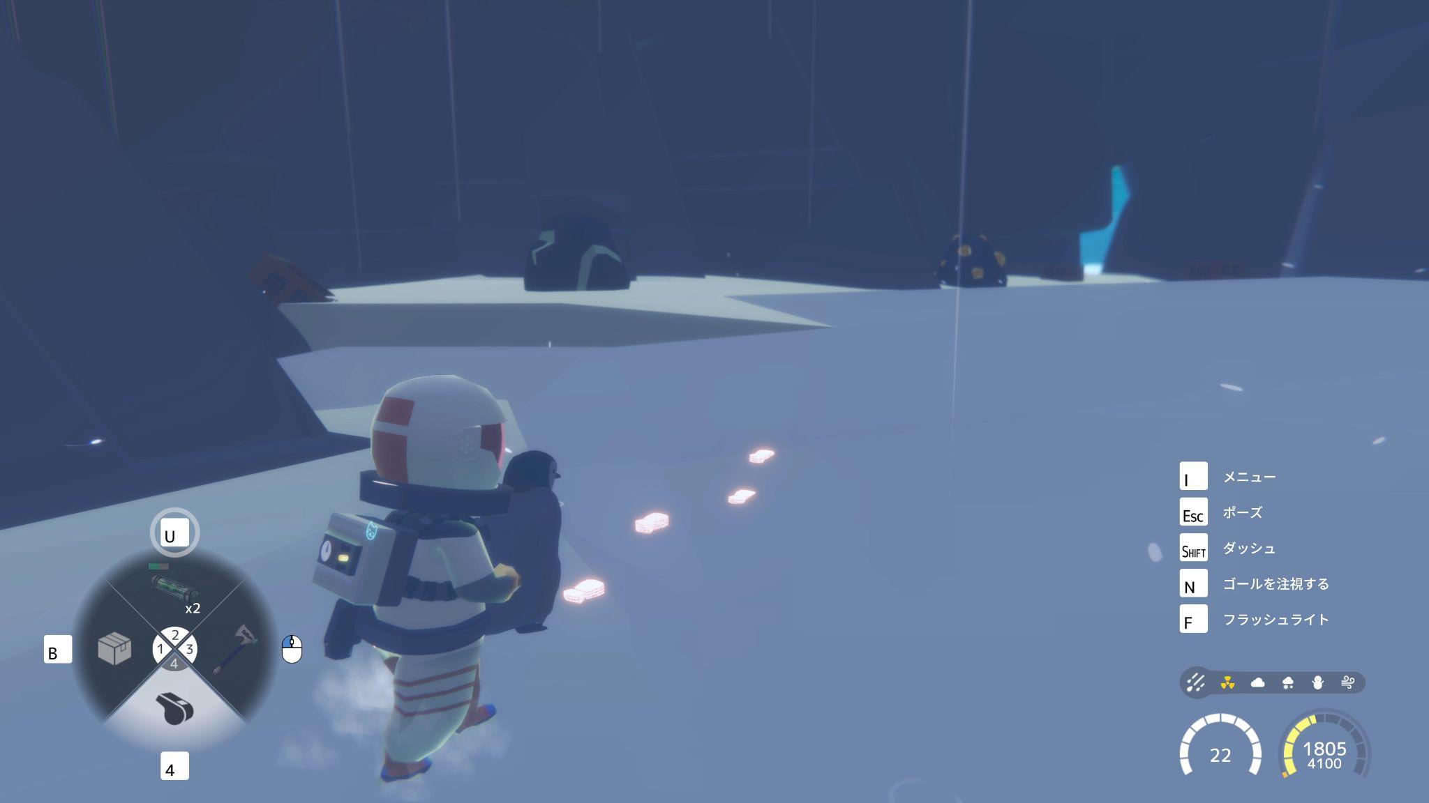 サバイバルアドベンチャーゲーム『南極計画』先行プレイレビュー・評価・感想：放射線の嵐が襲う南極で「ペンギンを抱きしめて」耐え凌ぐ_015