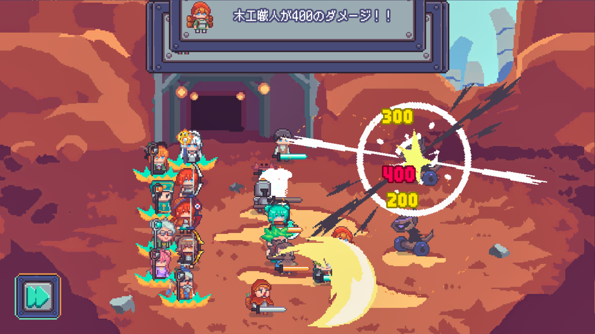 『行列のできる武器鍛冶屋』2026年5月31日発売決定。村人に得意武器を提供して戦わせる鍛冶屋シミュ_002