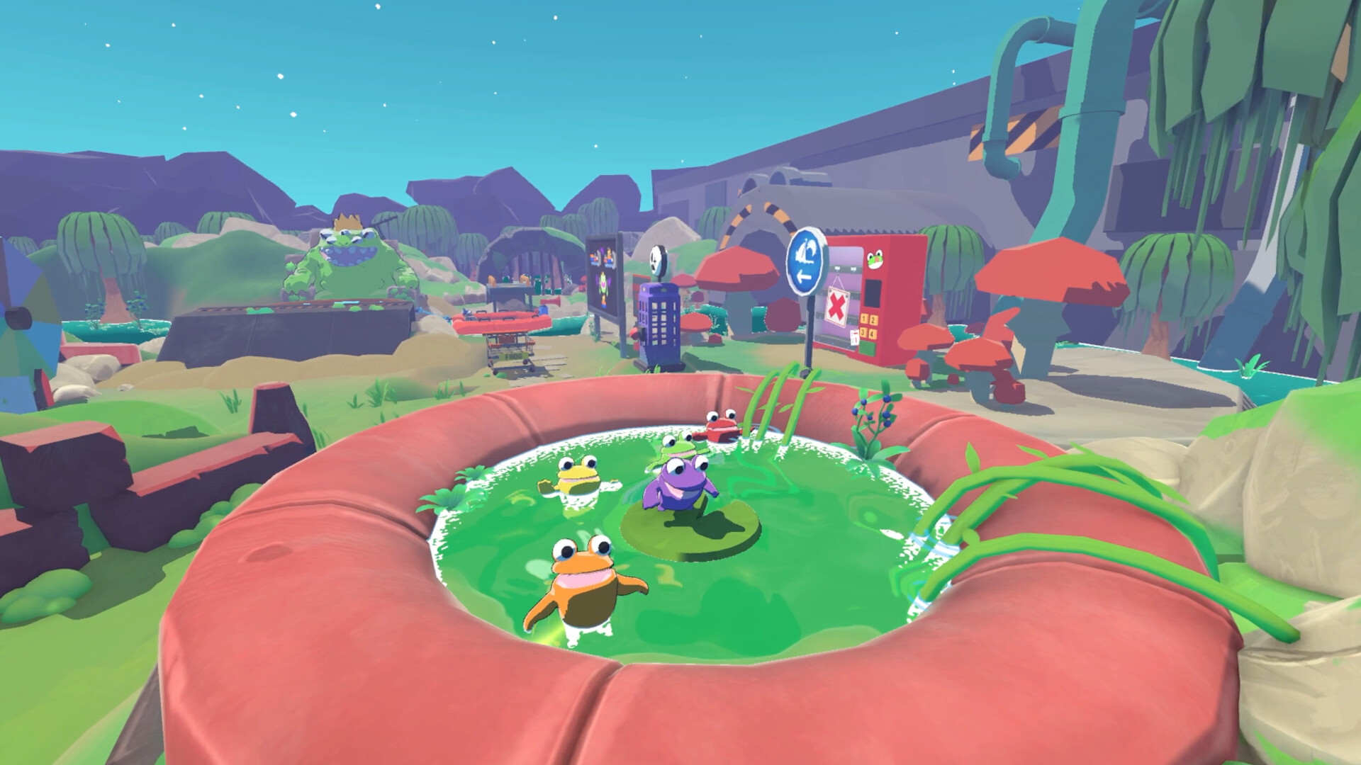 『Frog Sqwad』の体験版が配信開始。カエルたちが下水道で食料を集めまくる最大8人協力ゲーム_006