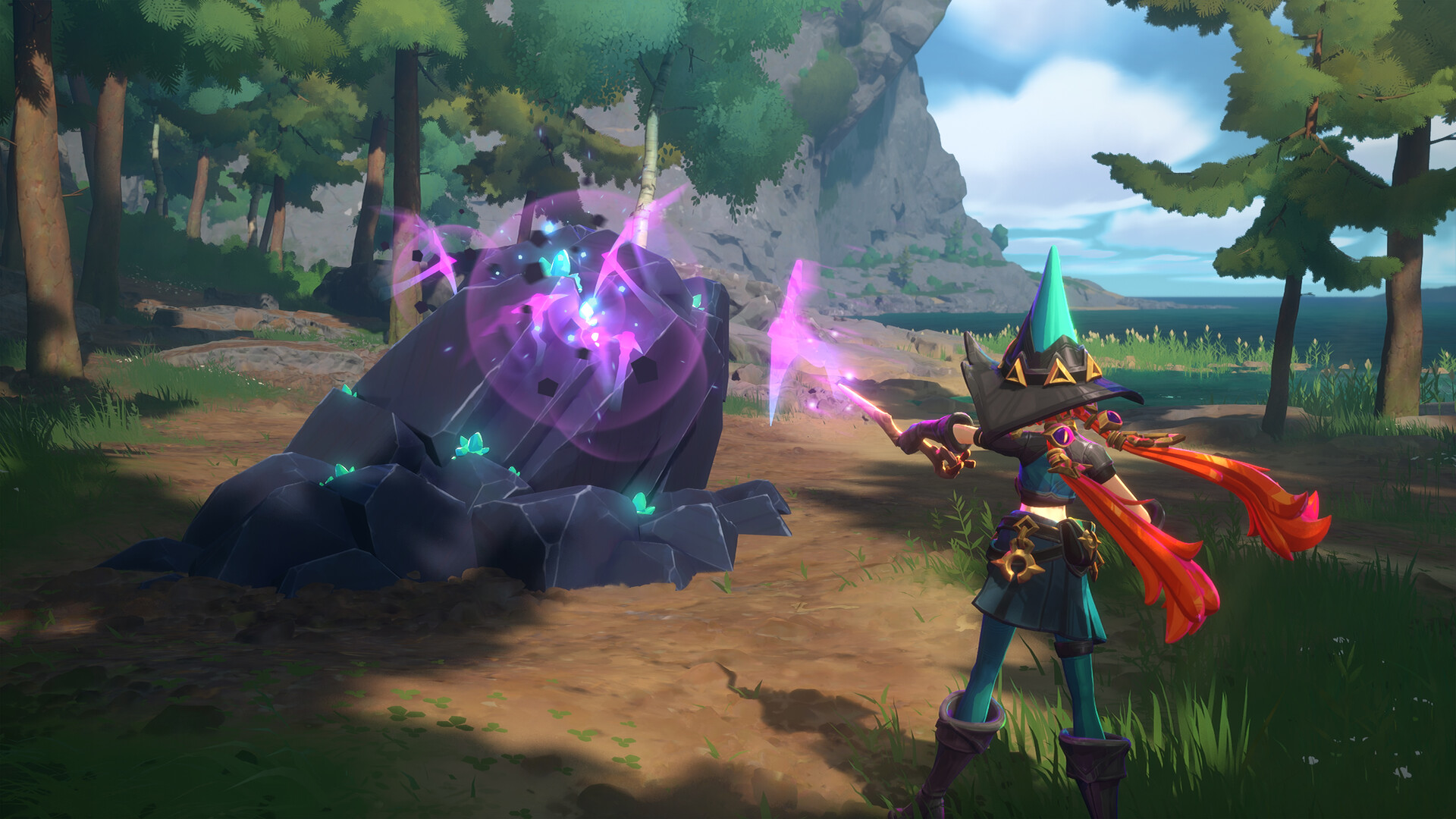 『ウィッチスパイア』体験版がSteamで配信開始。使い魔と旅するオープンワールド型サバイバルクラフト注目作_002