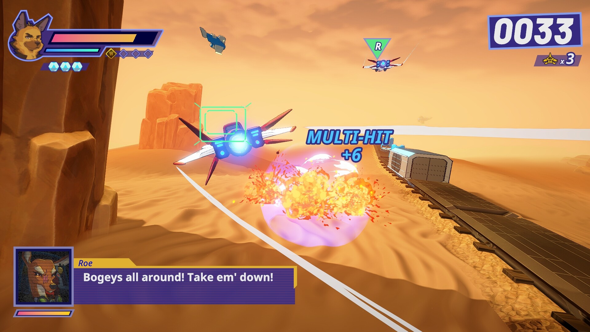 『Wild Blue Skies』が現在体験版をSteamにて配信中。名作レールシューティングゲームのアクションを現代風に再構築_003