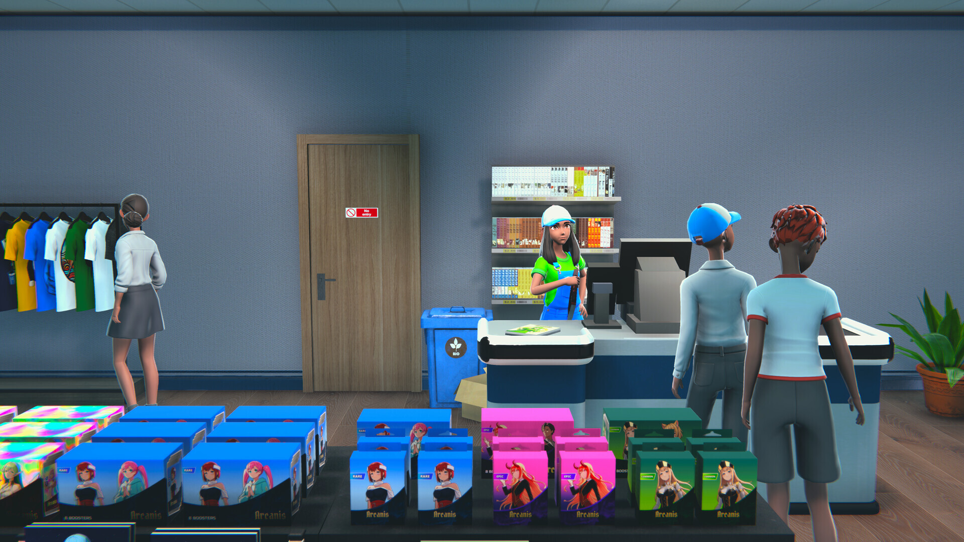 『Anime Shop Simulator』体験版がSteam Nextフェスで人気。4人マルチ対応、アニメショップ経営シミュ_002