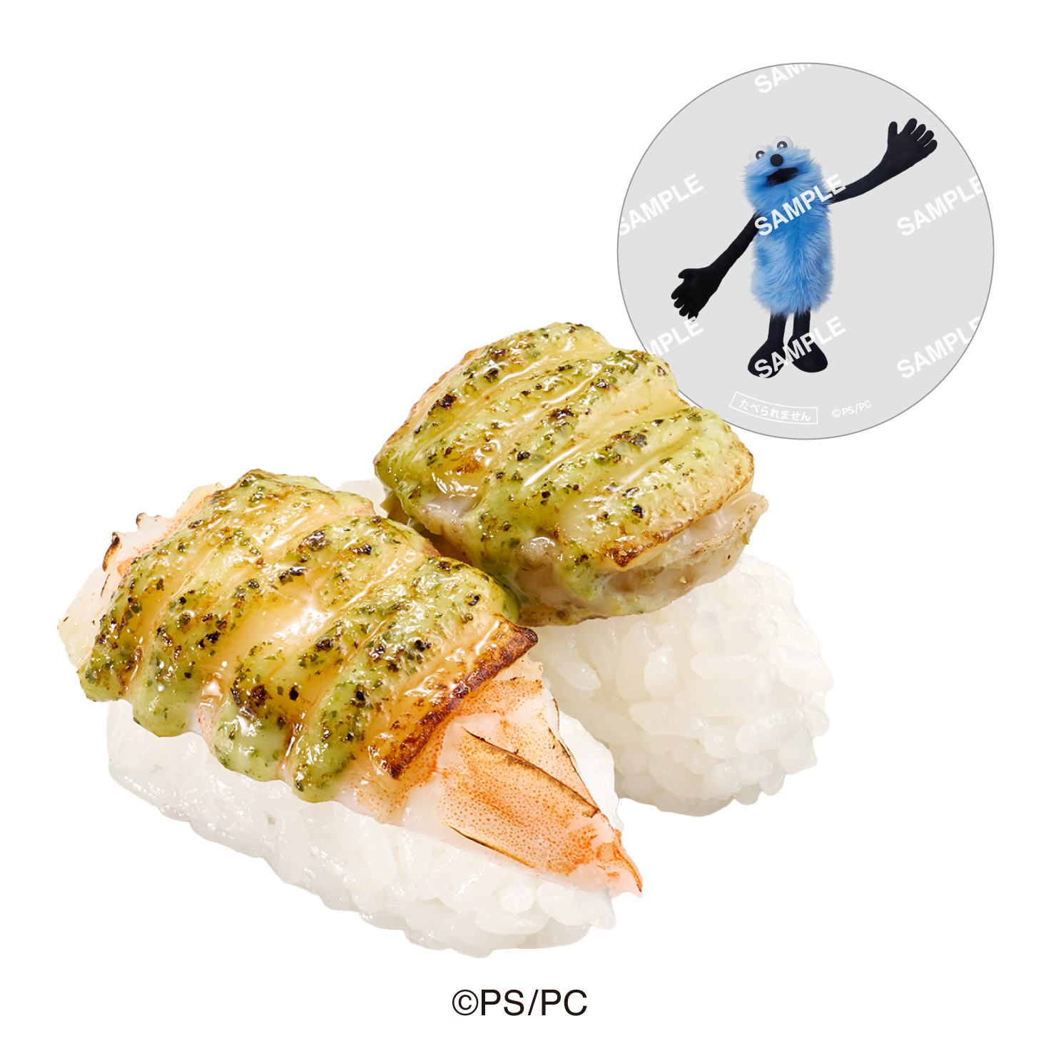 「スシロー」と『パペットスンスン』コラボ第2弾が3月4日より開催決定。新たに「ツクツク」「ファンファン」デザインのグッズも登場_001