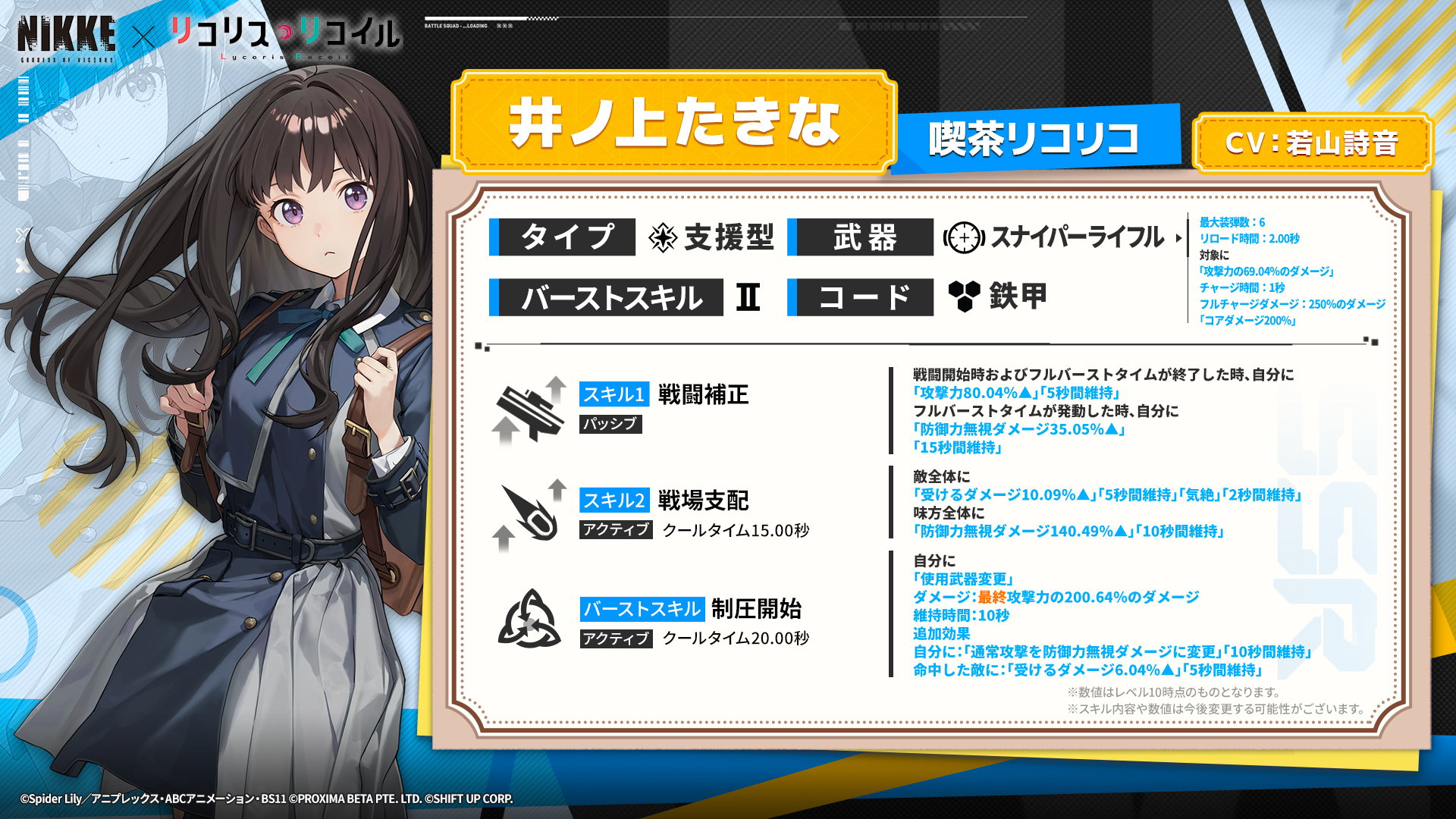 『NIKKE』×『リコリス・リコイル』コラボが配信。コラボキャラ「クルミ」「千束」「たきな」が登場_018