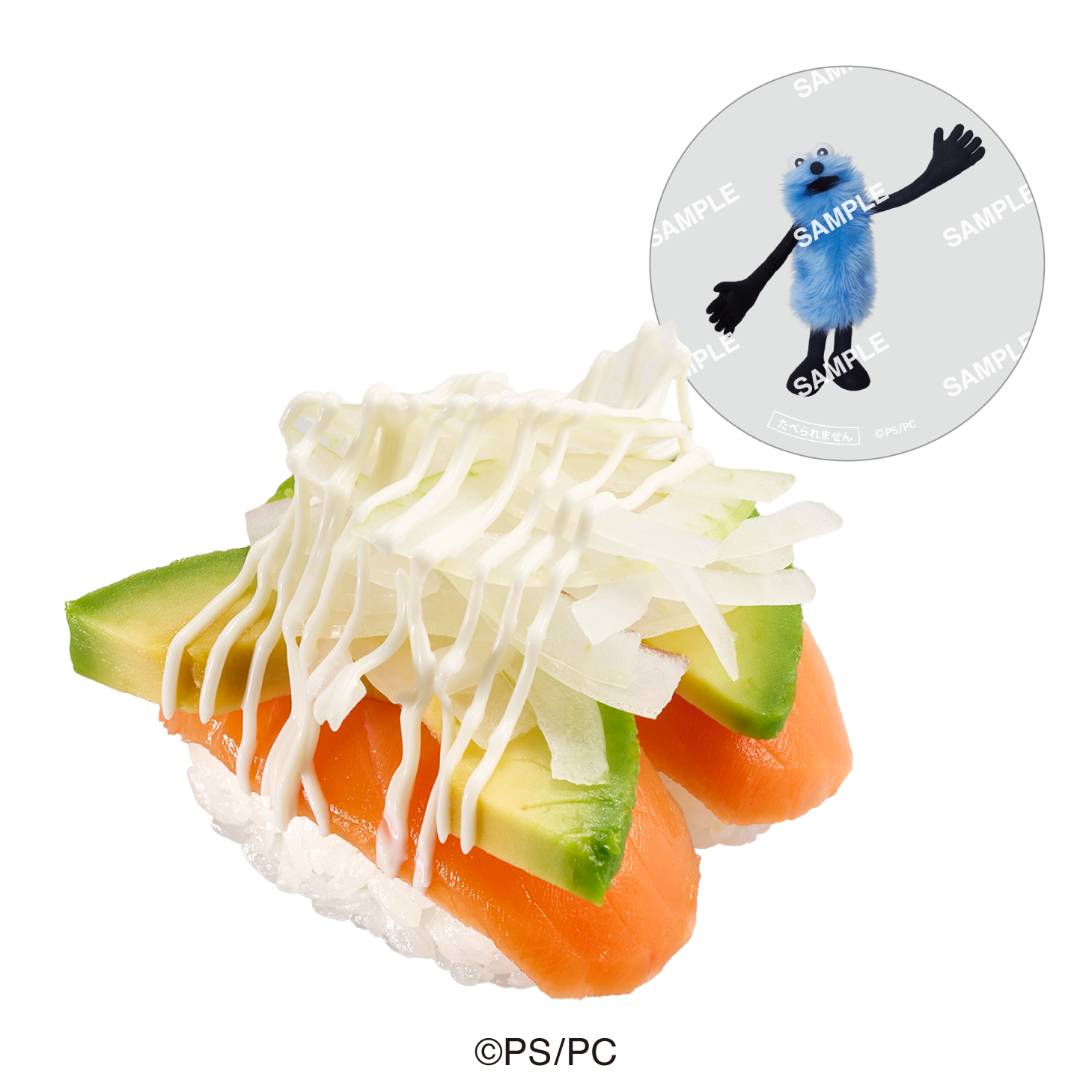 「スシロー」と『パペットスンスン』コラボ第2弾が3月4日より開催決定。新たに「ツクツク」「ファンファン」デザインのグッズも登場_002