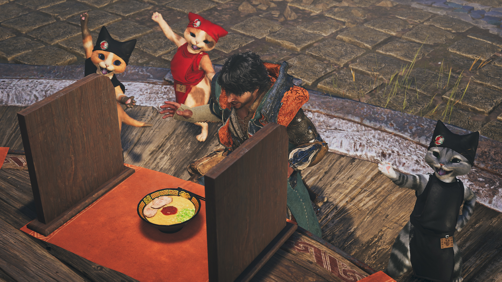 『モンハンワイルズ』ゲーム内に「一蘭」のラーメンが降臨_002