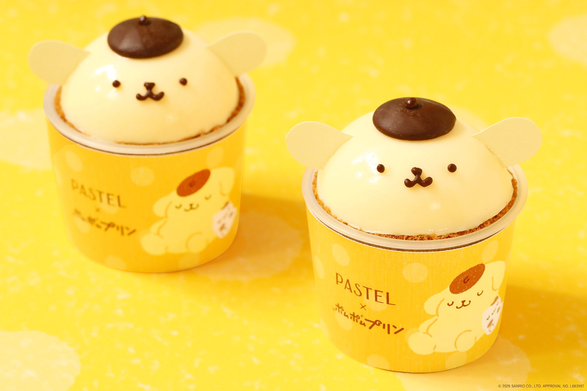ポムポムプリンの“おしり”がプリンになった「パステル」コラボ商品などが3月より登場_007