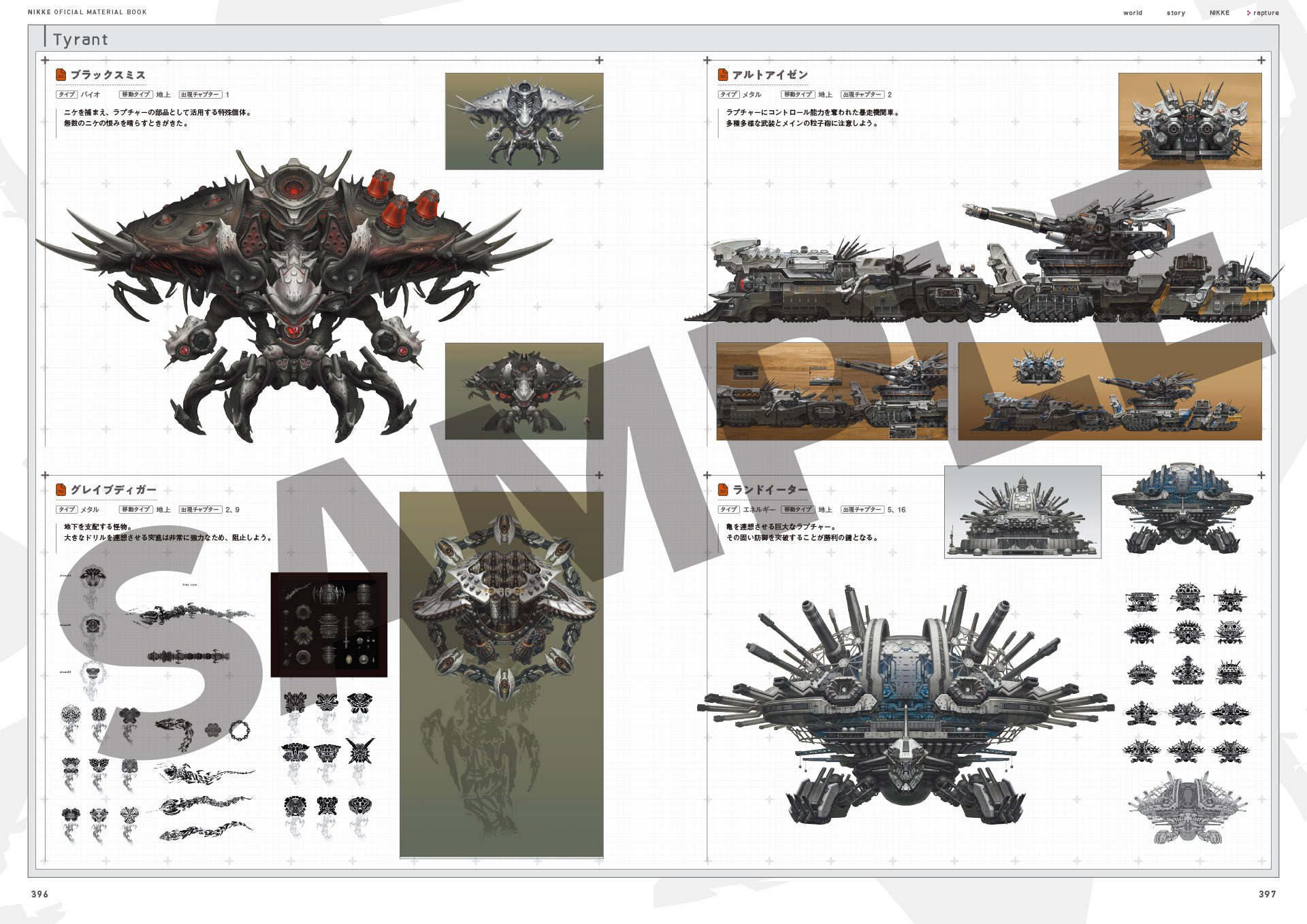 『NIKKE』公式設定資料集の予約受付が開始_004