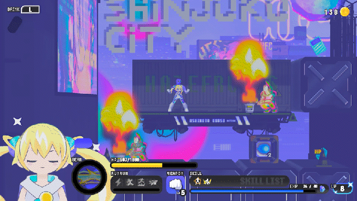 『CONERU -DIMENSION GIRL-』スイッチ版に新シナリオ、真ボスを追加するアプデが配信開始_013